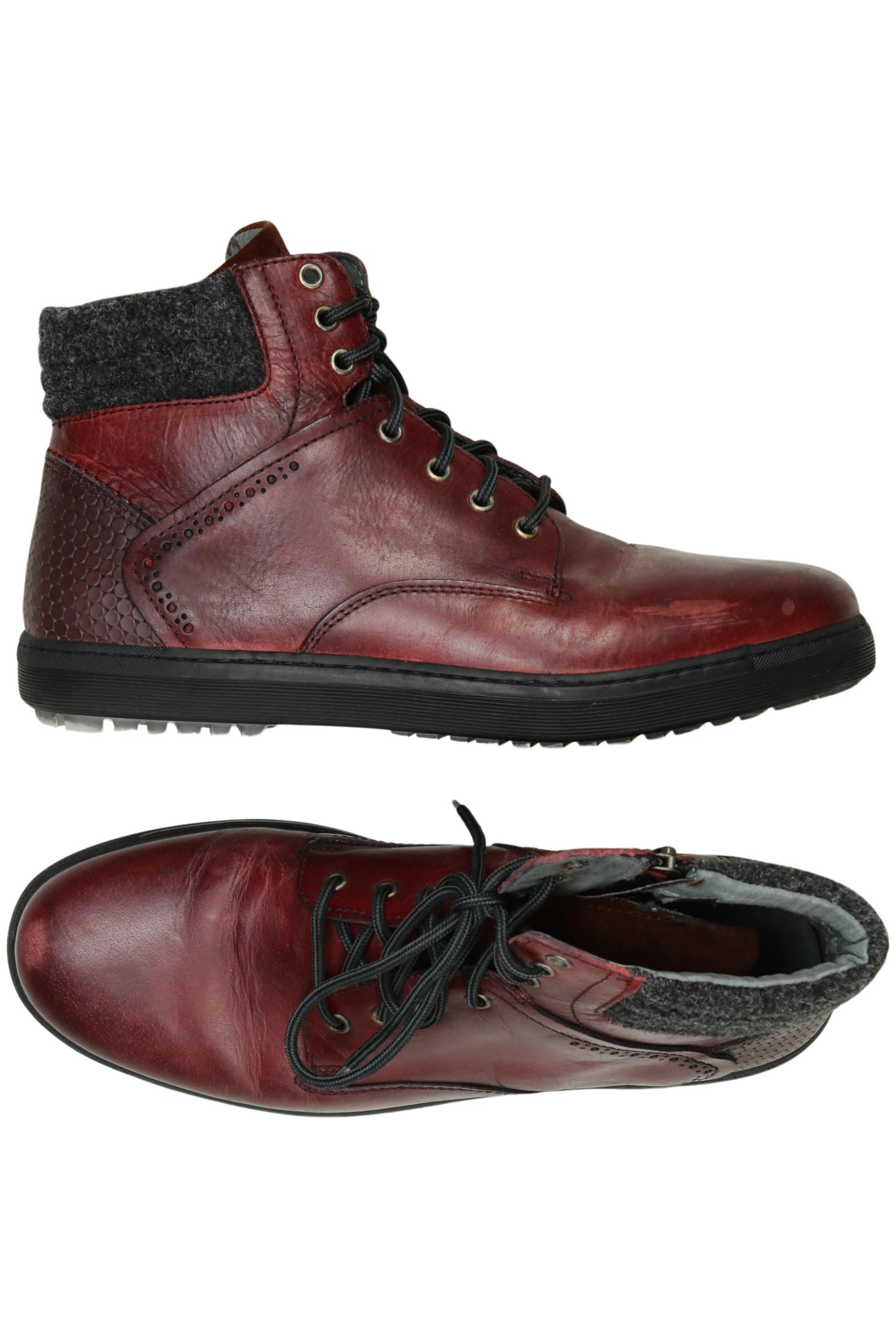 

engbers Herren Stiefel, bordeaux, Gr. 44