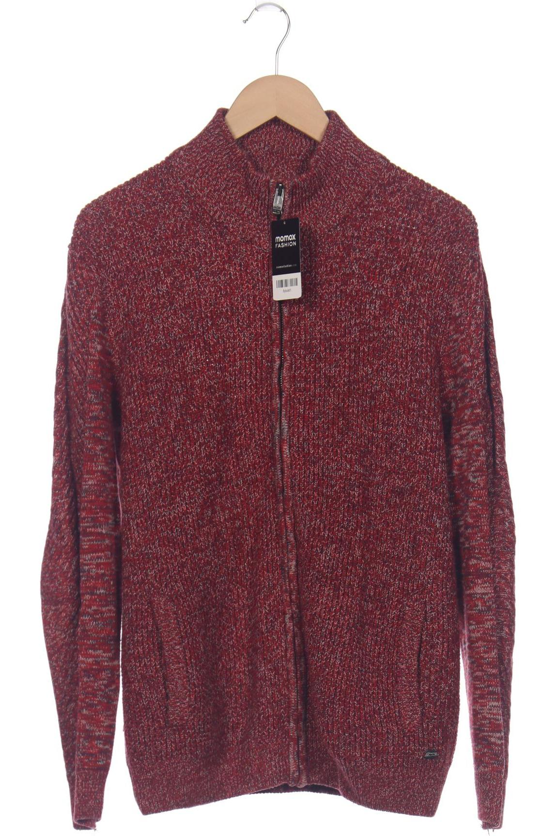 

engbers Herren Strickjacke, bordeaux, Gr. 48