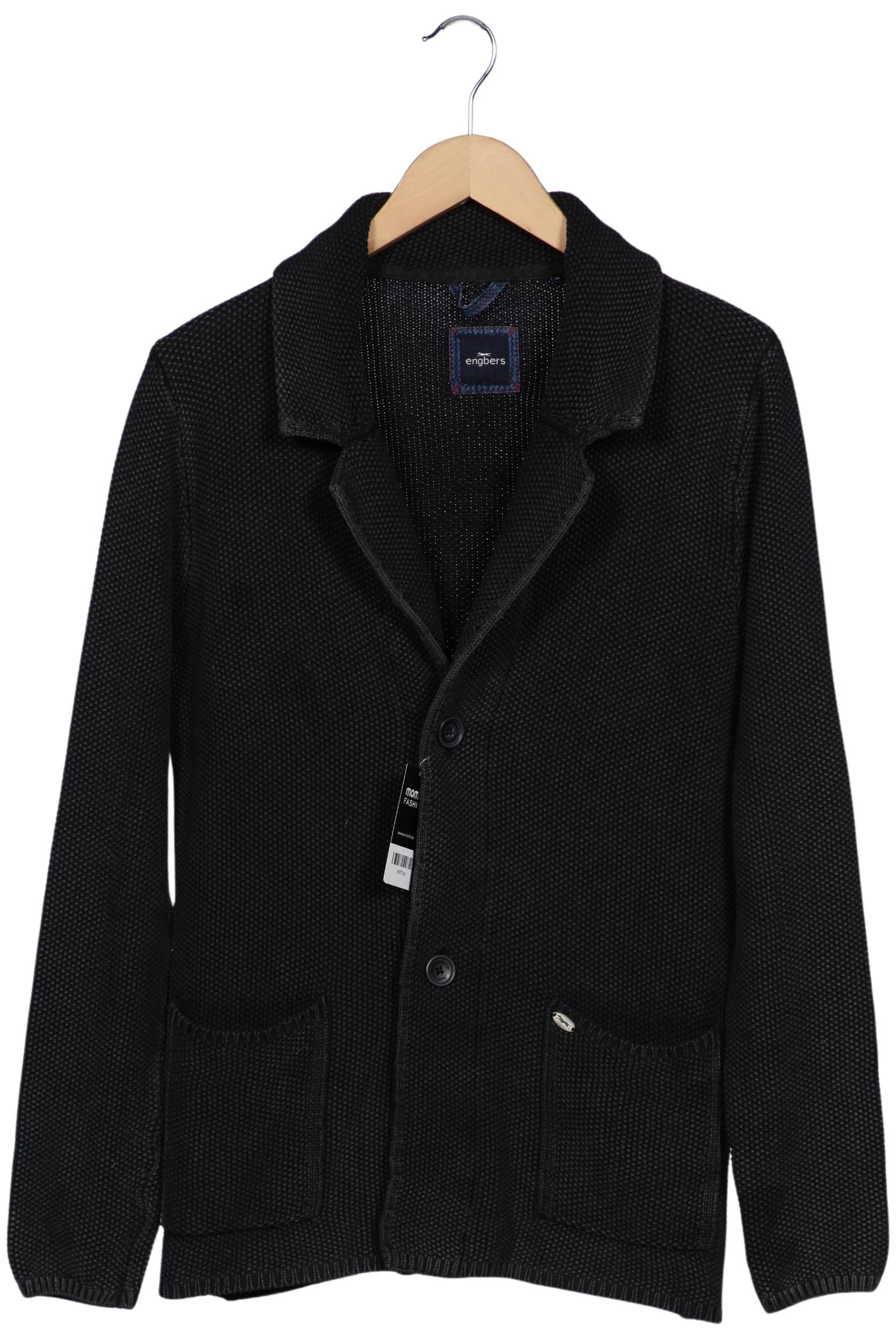 

engbers Herren Strickjacke, schwarz, Gr. 48