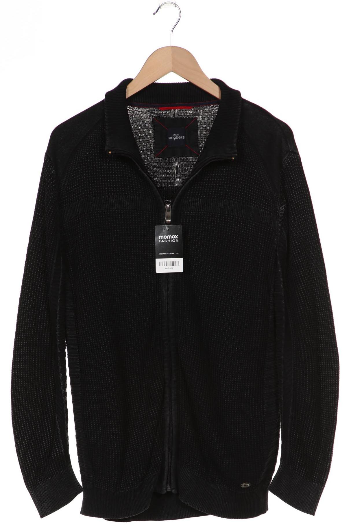 

engbers Herren Strickjacke, schwarz