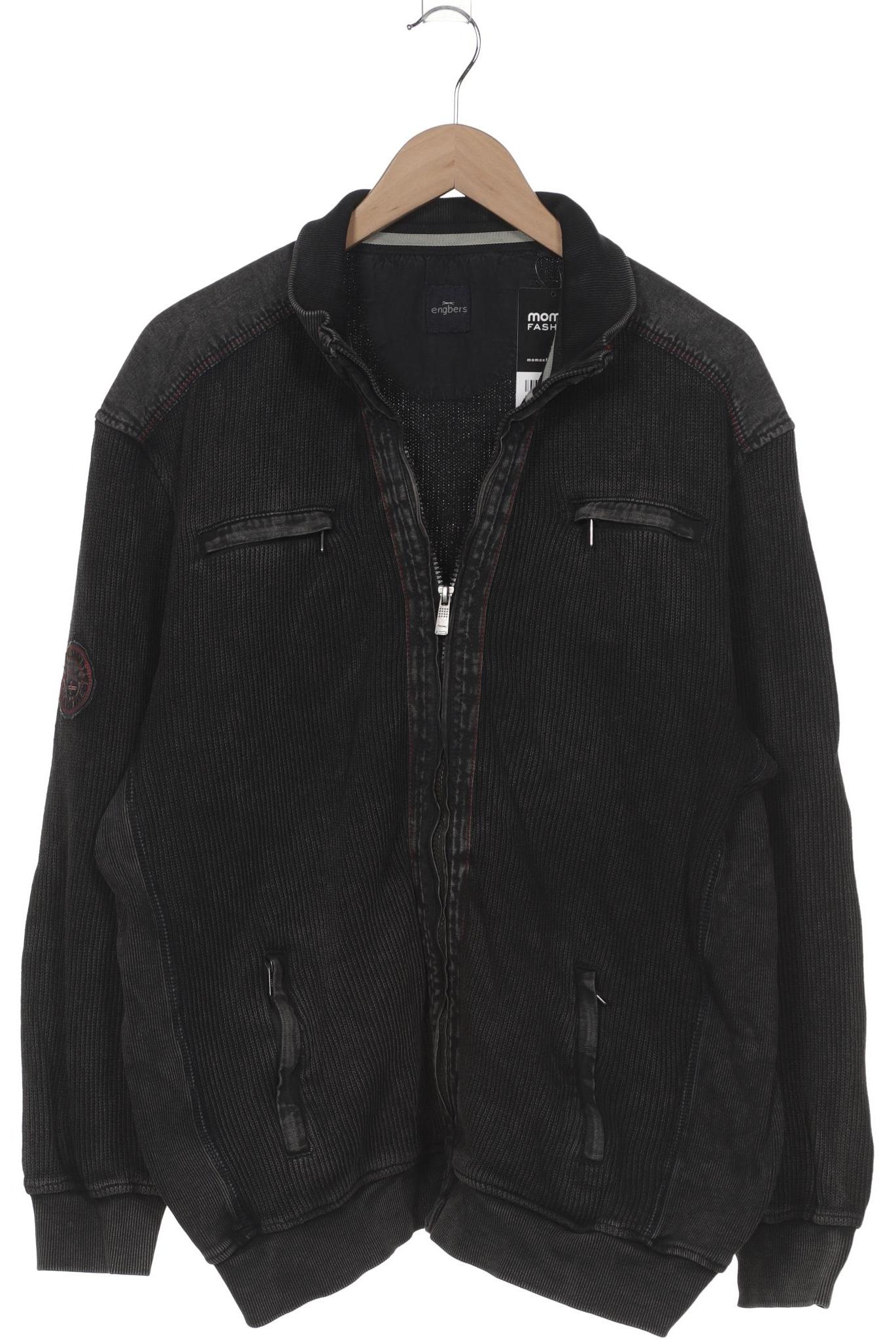 

engbers Herren Strickjacke, schwarz, Gr. 54