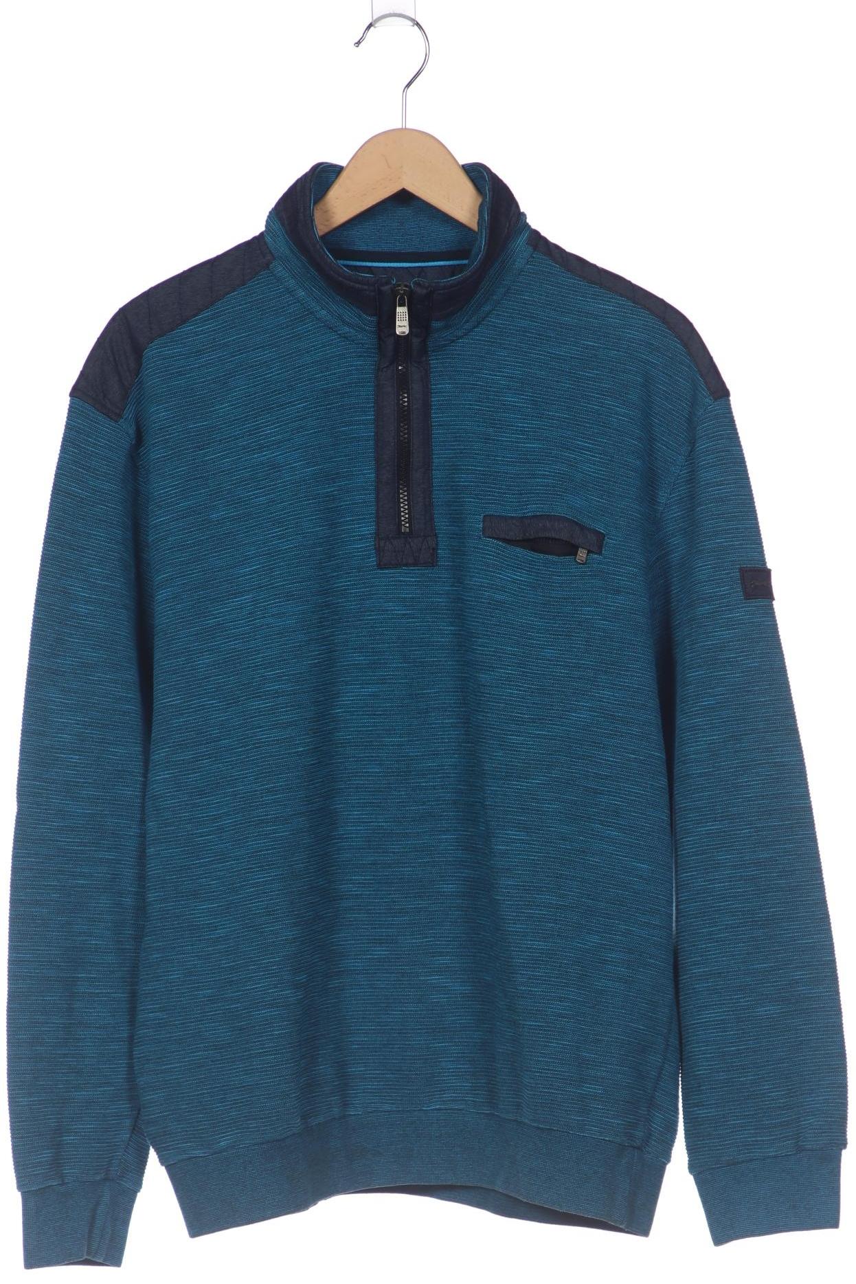 

engbers Herren Sweatshirt, türkis, Gr. 54