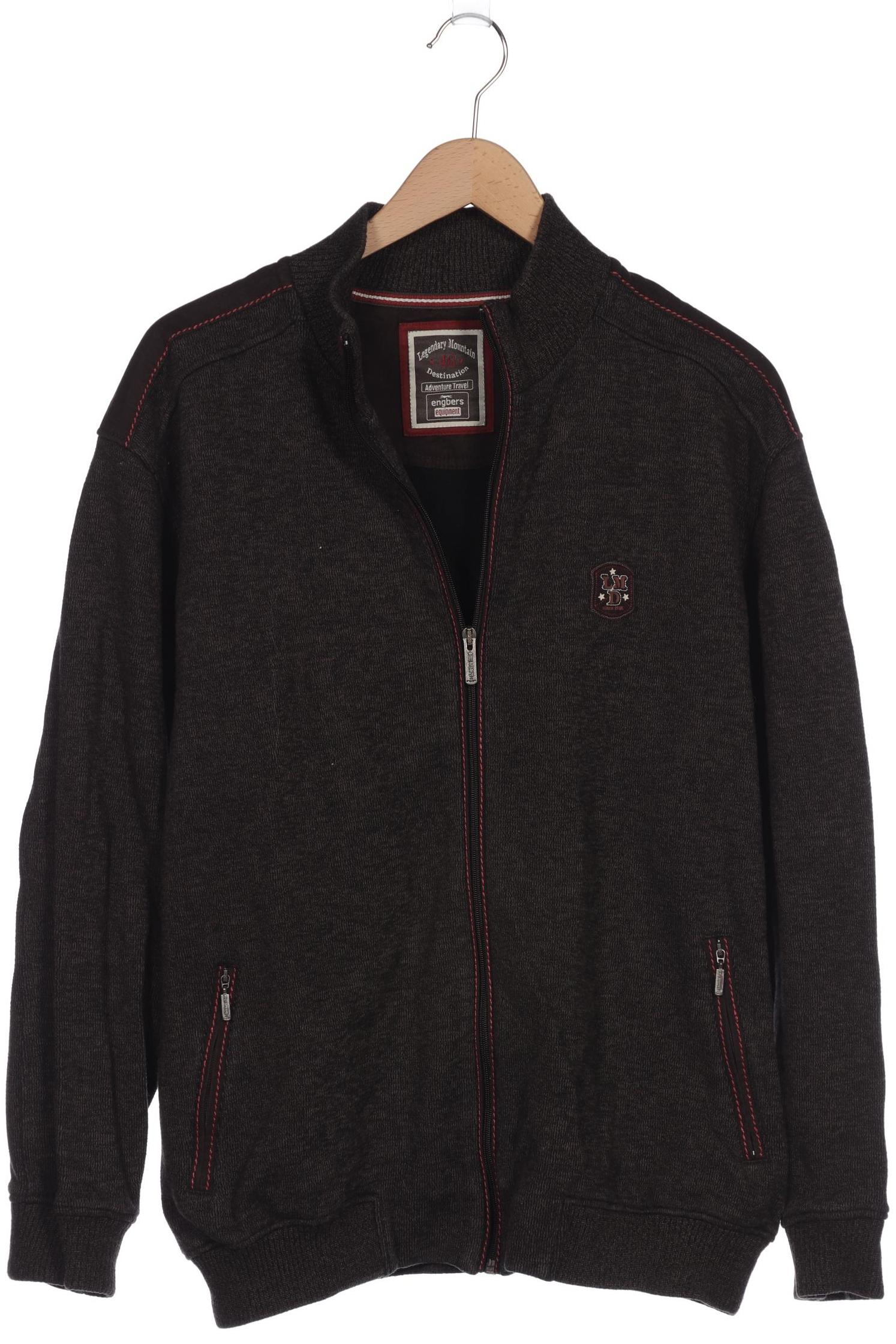 

engbers Herren Sweatshirt, braun, Gr. 54
