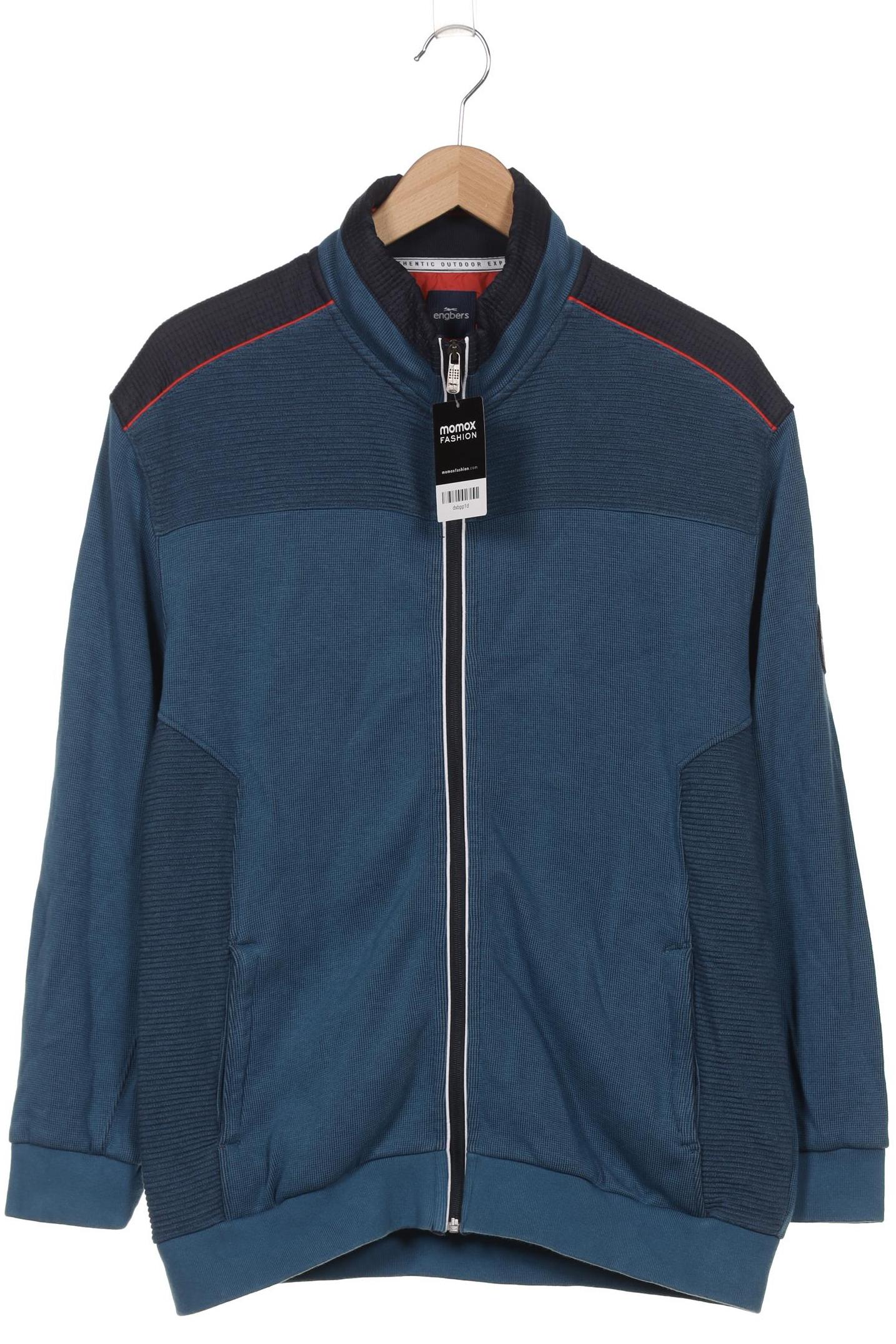 

engbers Herren Sweatshirt, türkis, Gr. 54