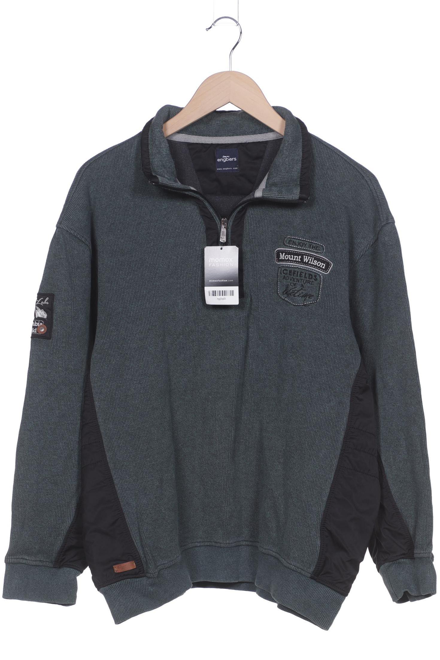

engbers Herren Sweatshirt, türkis, Gr. 58