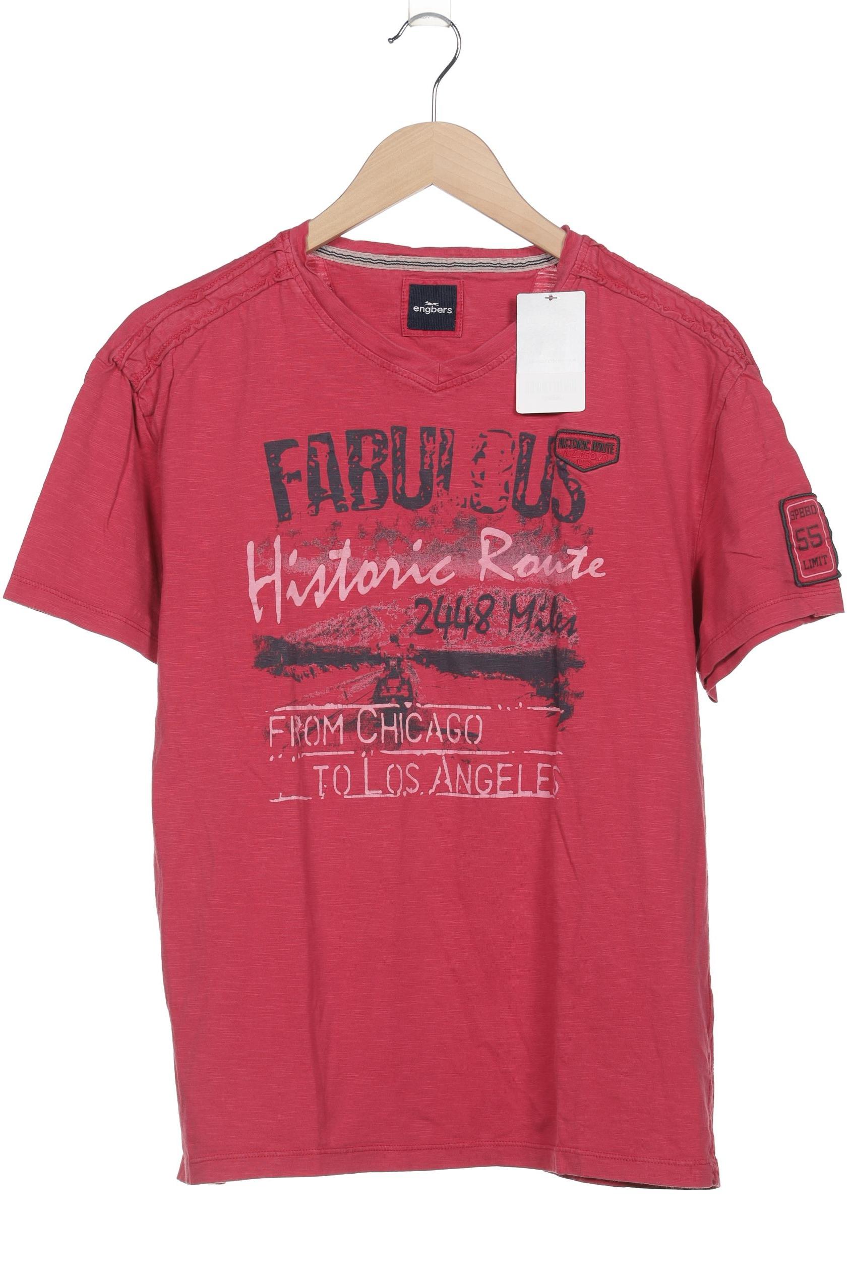 

engbers Herren T-Shirt, pink, Gr. 48