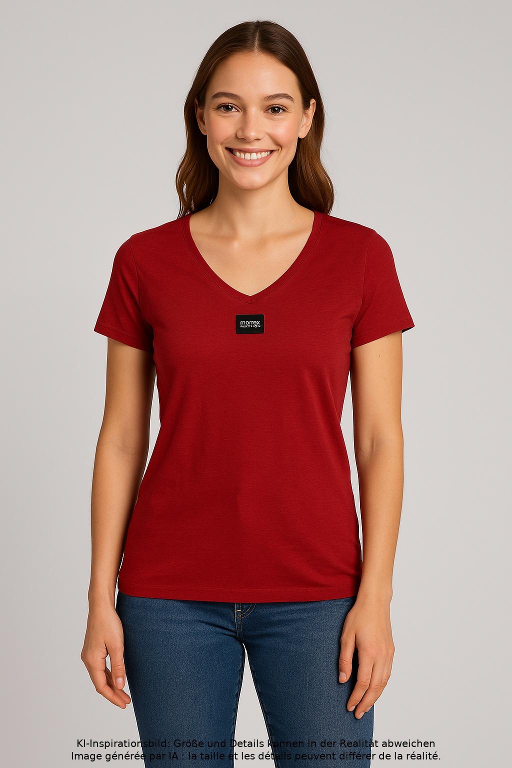 

Engel Damen T-Shirt, rot, Gr. 34