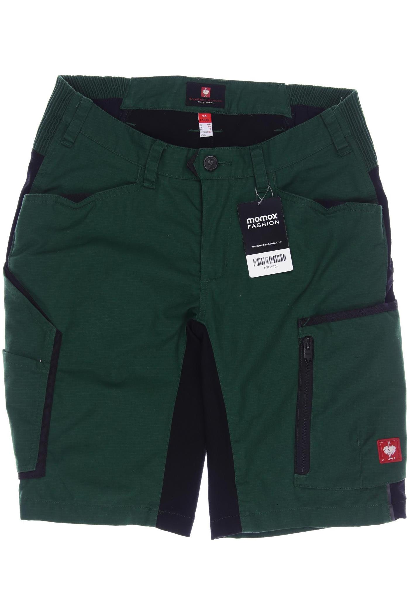 

engelbert strauss Damen Shorts, grün, Gr. 34