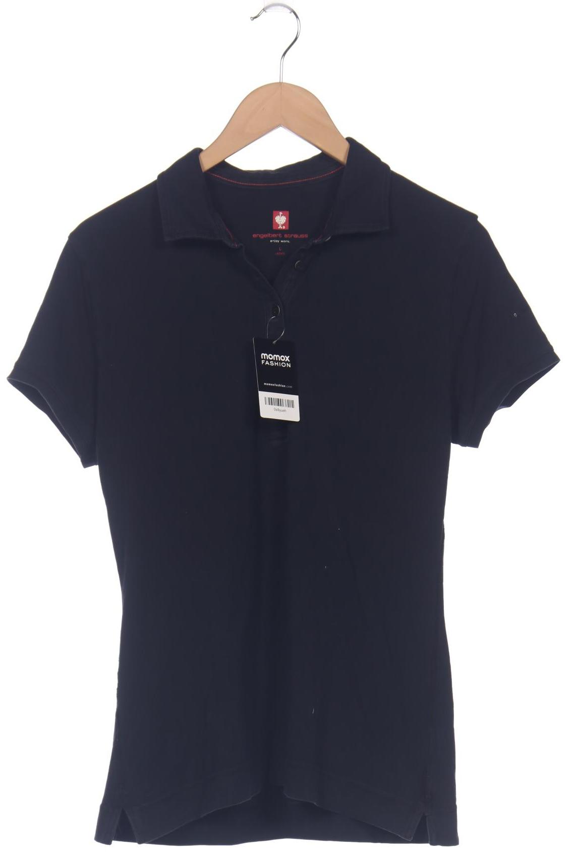 

engelbert strauss Damen Poloshirt, schwarz, Gr. 42