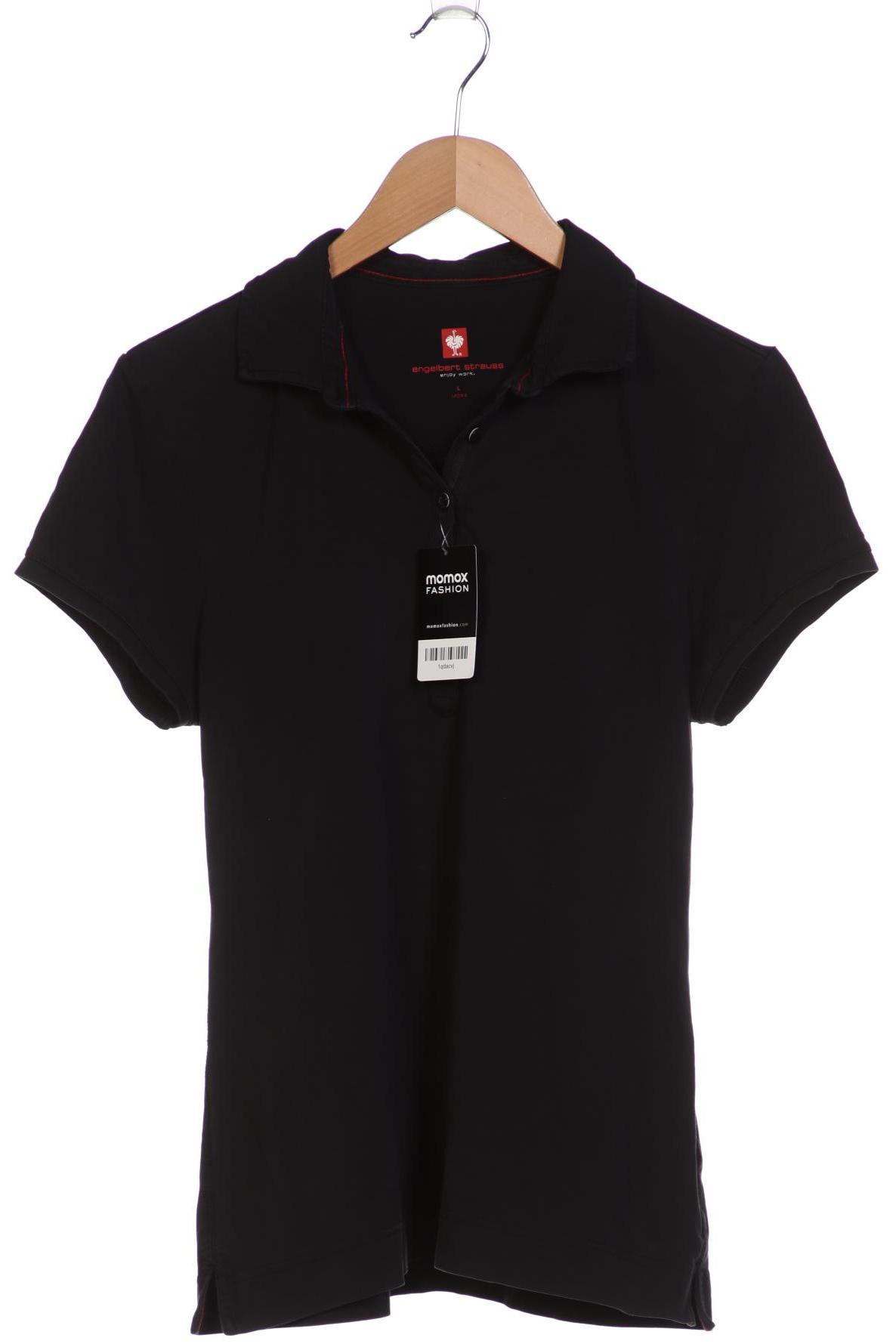 

engelbert strauss Damen Poloshirt, schwarz, Gr. 42