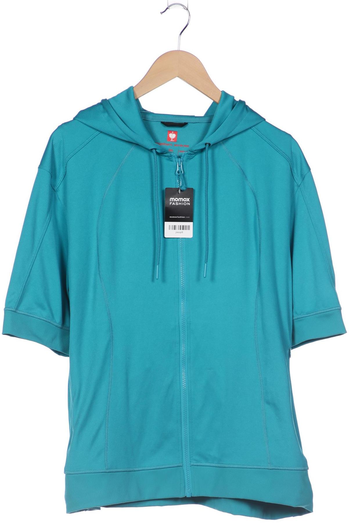 

engelbert strauss Damen Kapuzenpullover, türkis, Gr. 48