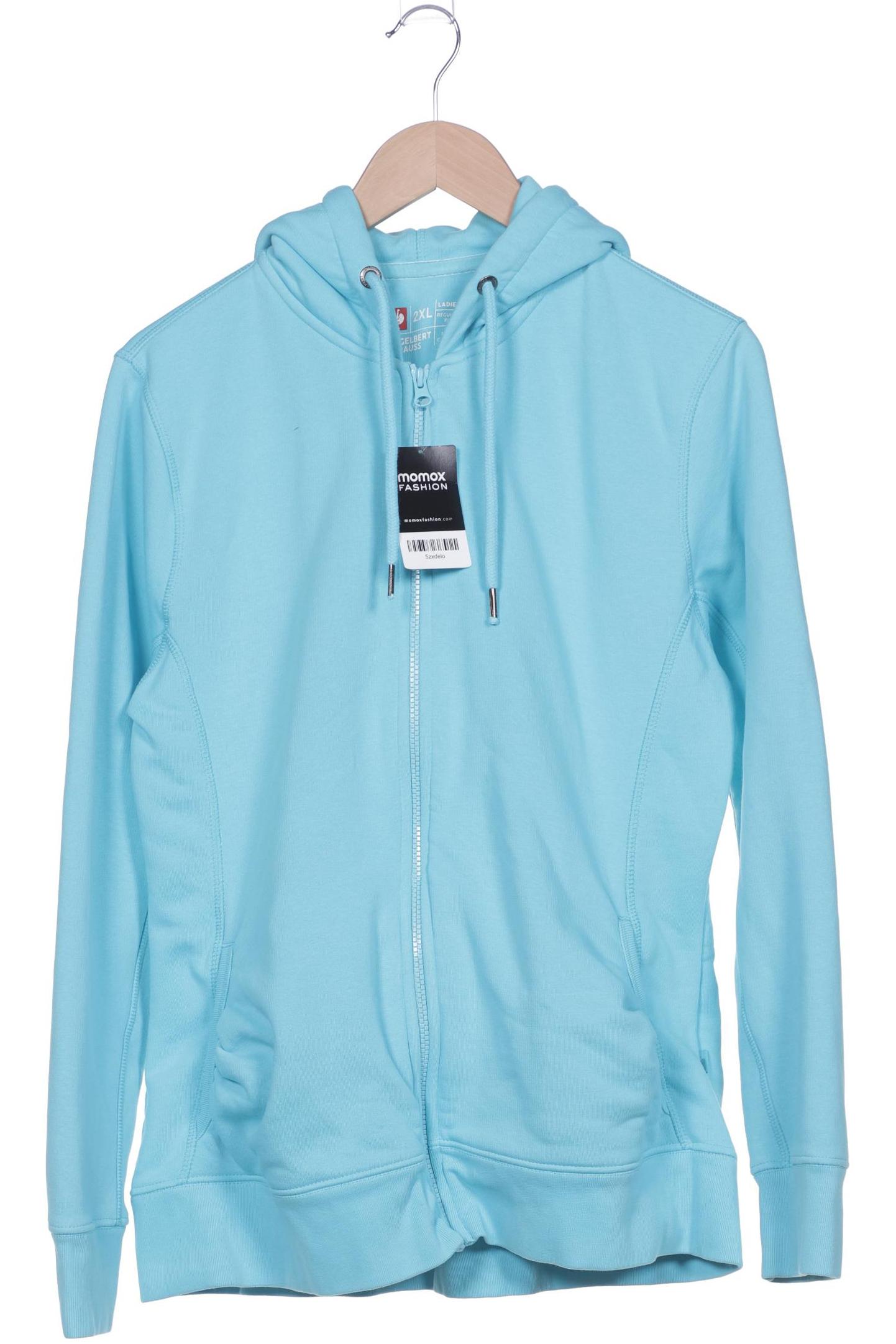 

engelbert strauss Damen Kapuzenpullover, hellblau, Gr. 46