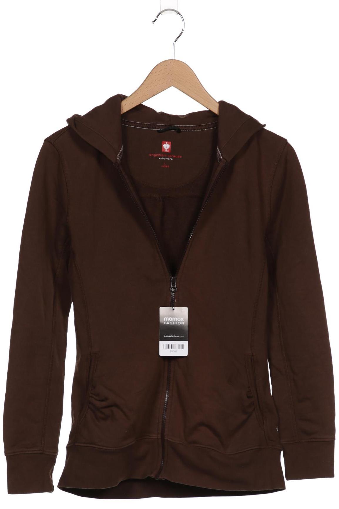 

engelbert strauss Damen Kapuzenpullover, braun, Gr. 42