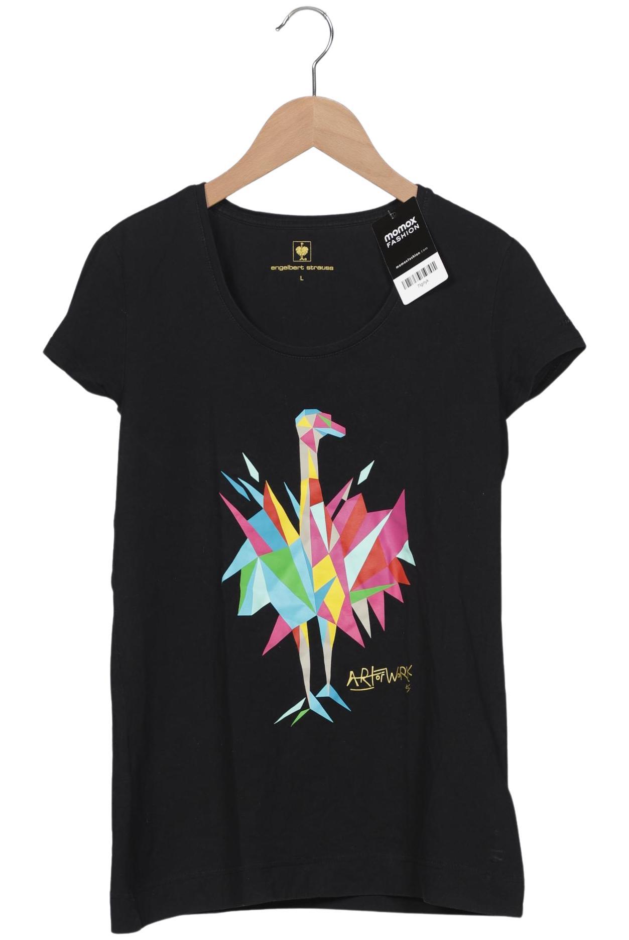 

engelbert strauss Damen T-Shirt, schwarz, Gr. 42