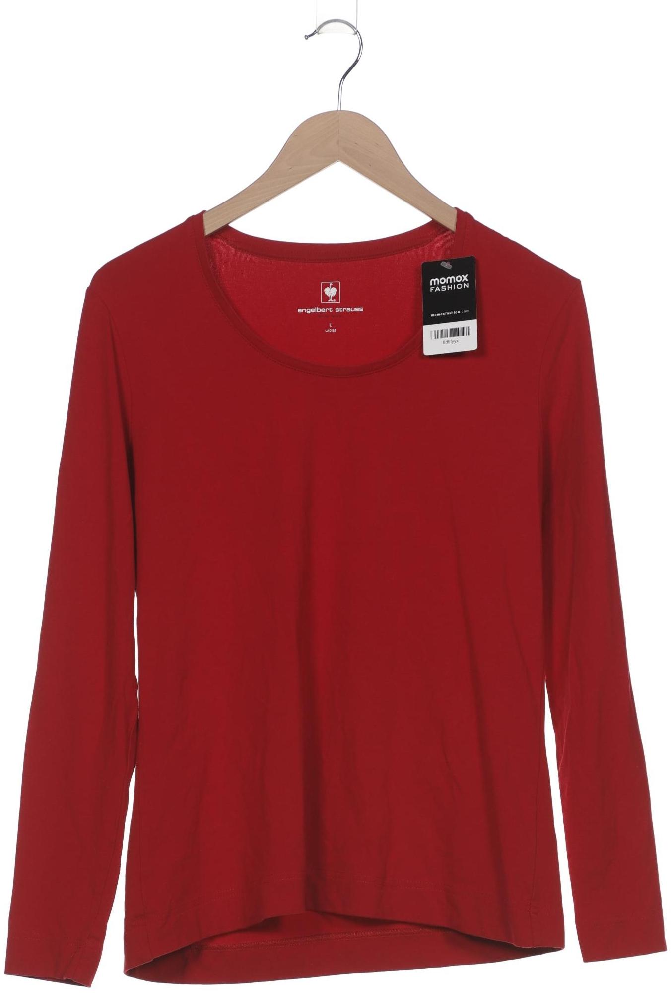 

engelbert strauss Damen Langarmshirt, rot, Gr. 42