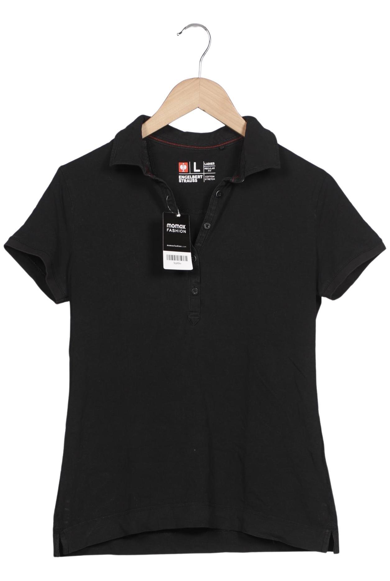

engelbert strauss Damen Poloshirt, schwarz, Gr. 42