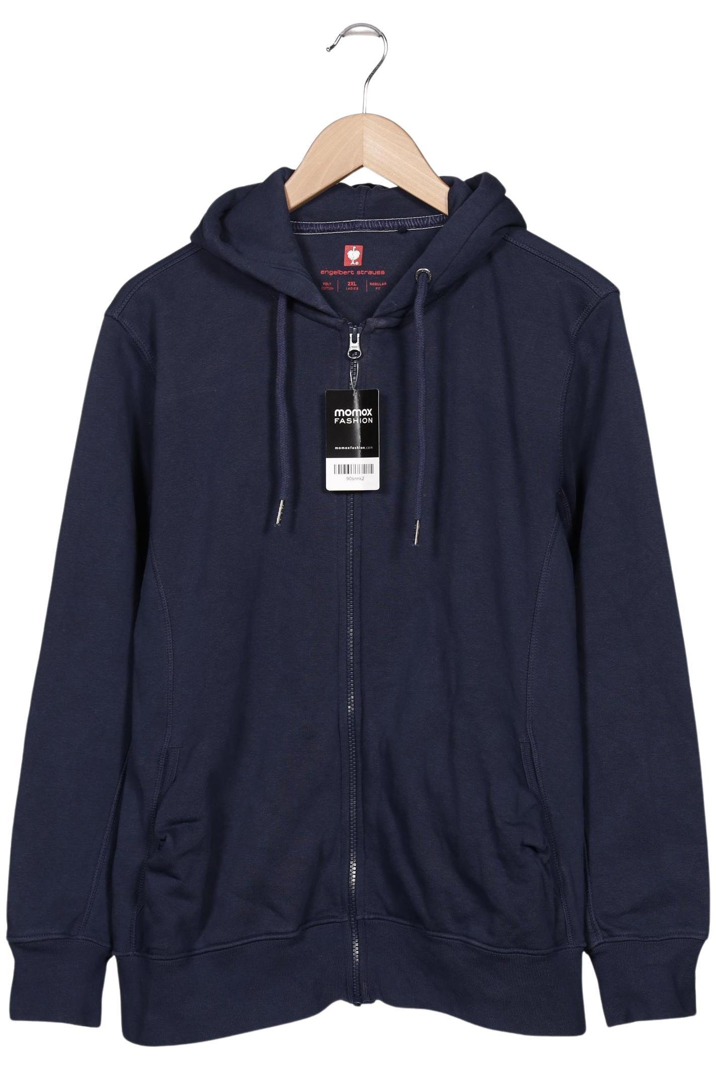 

engelbert strauss Damen Kapuzenpullover, marineblau, Gr. 46