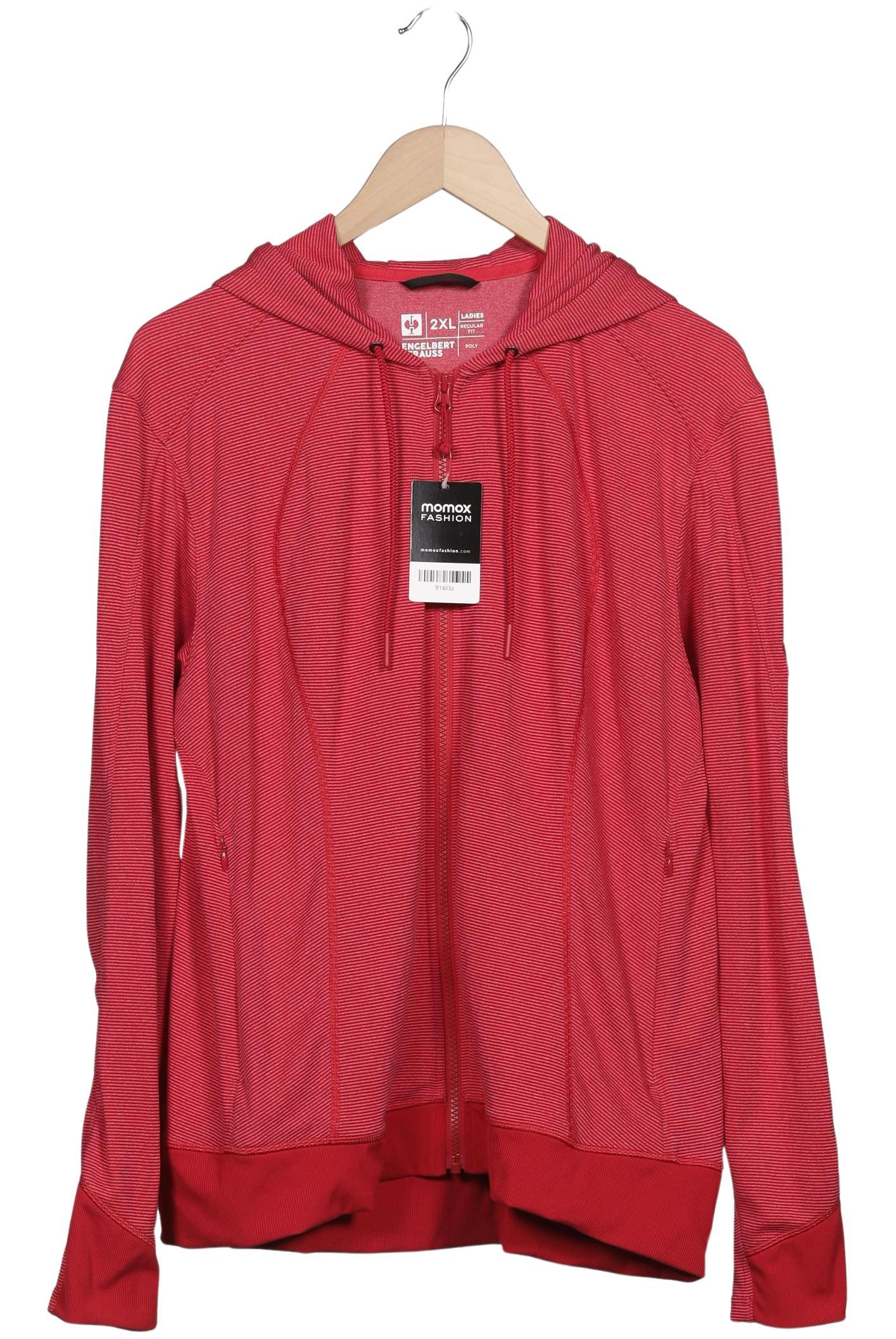 

engelbert strauss Damen Kapuzenpullover, rot, Gr. 46