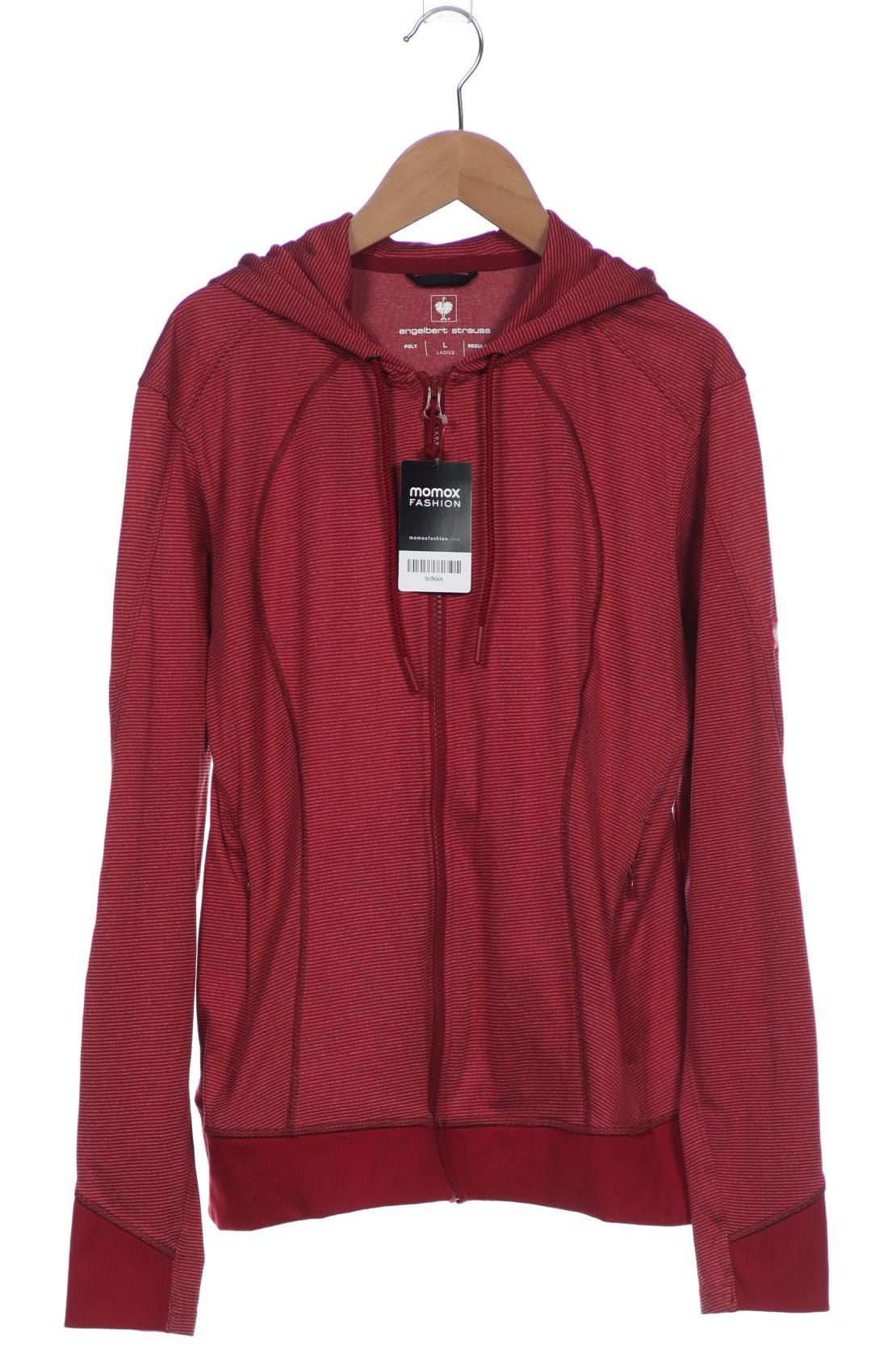 

engelbert strauss Damen Kapuzenpullover, rot, Gr. 42