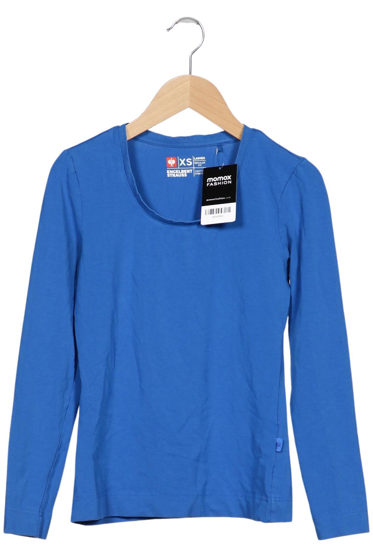 

engelbert strauss Damen Langarmshirt, blau, Gr. 34