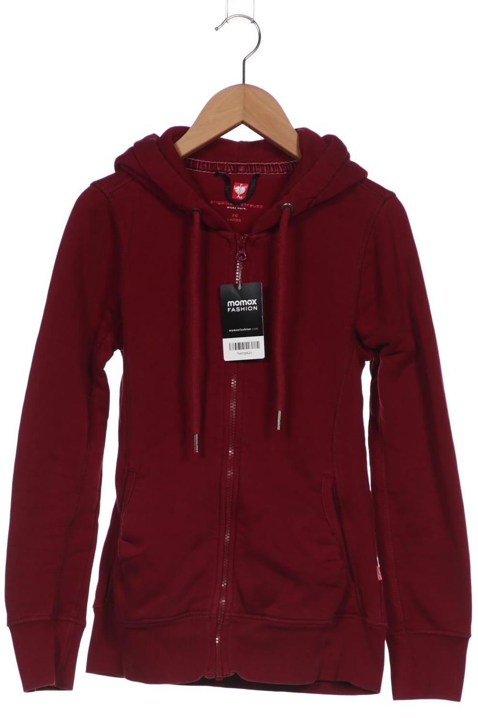 

engelbert strauss Damen Kapuzenpullover, bordeaux, Gr. 34