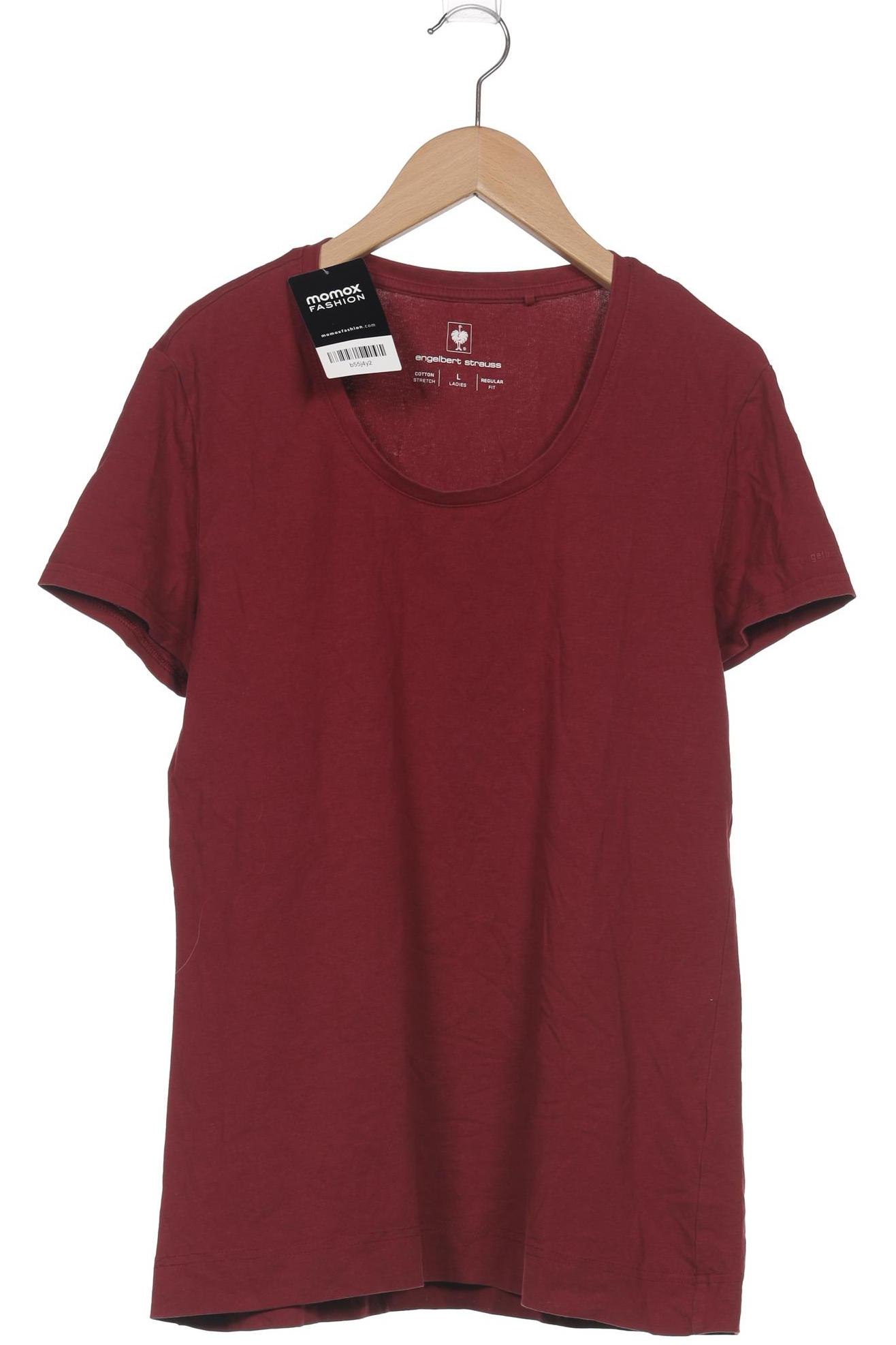 

engelbert strauss Damen T-Shirt, bordeaux, Gr. 42