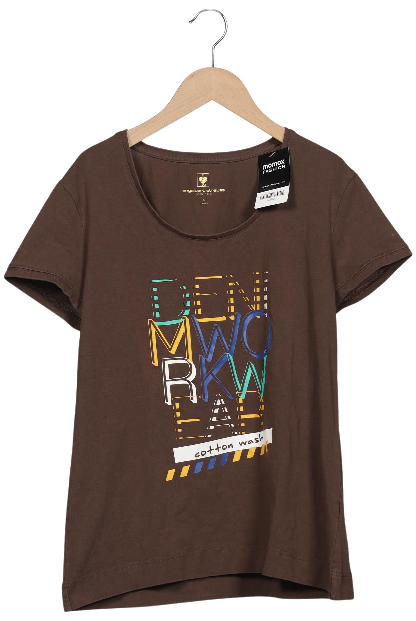 

engelbert strauss Damen T-Shirt, braun, Gr. 42