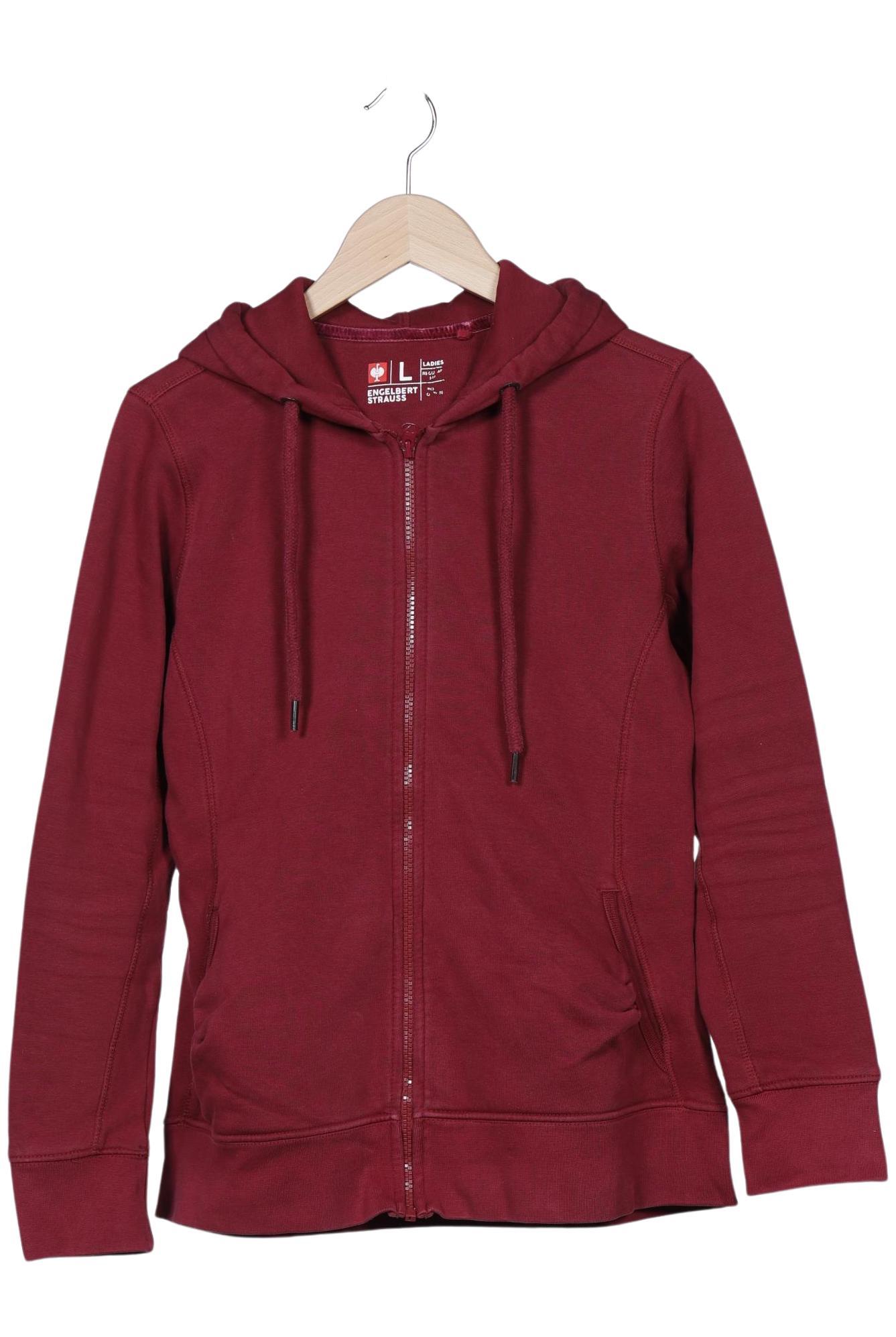 

engelbert strauss Damen Kapuzenpullover, bordeaux, Gr. 42
