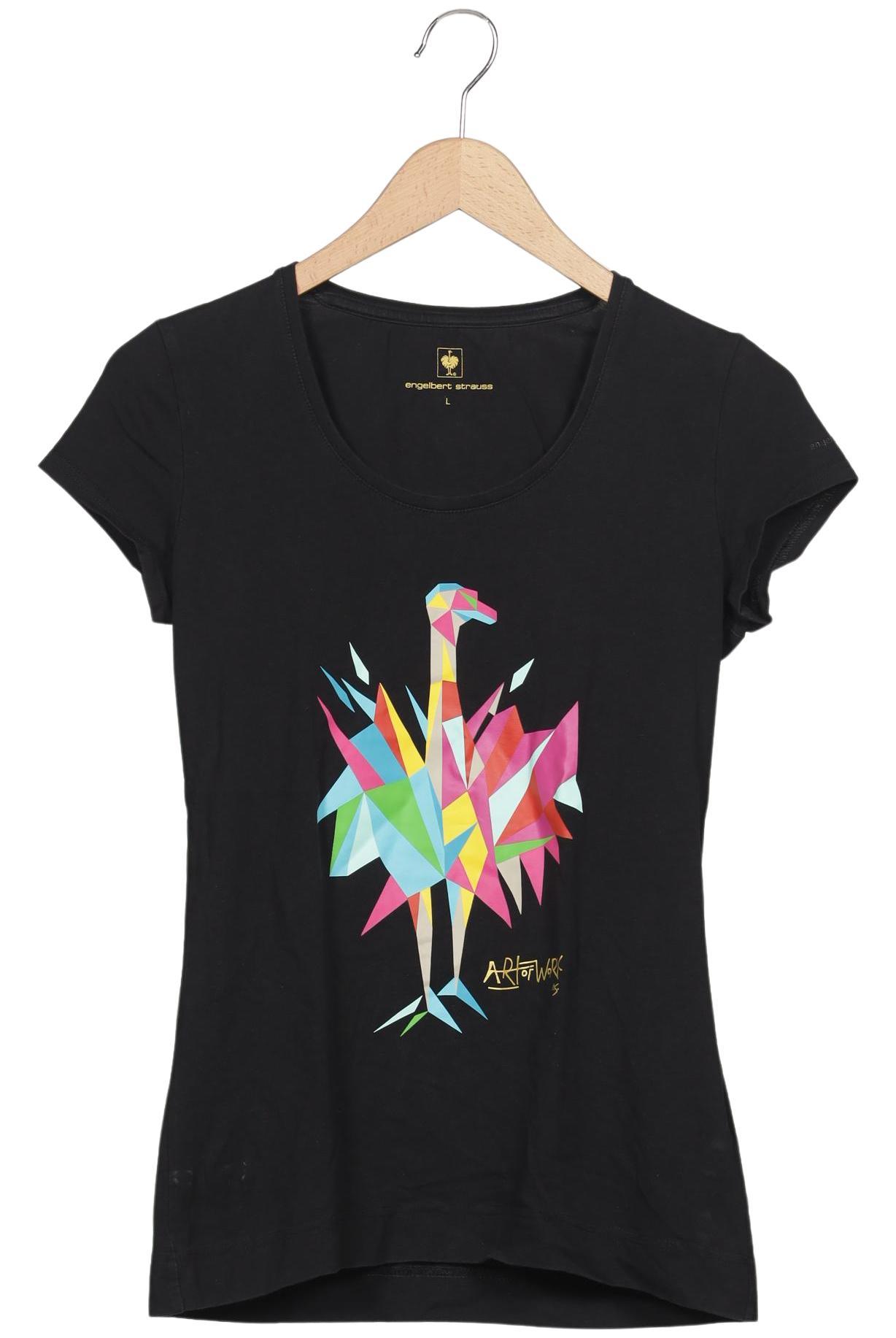 

engelbert strauss Damen T-Shirt, schwarz, Gr. 42