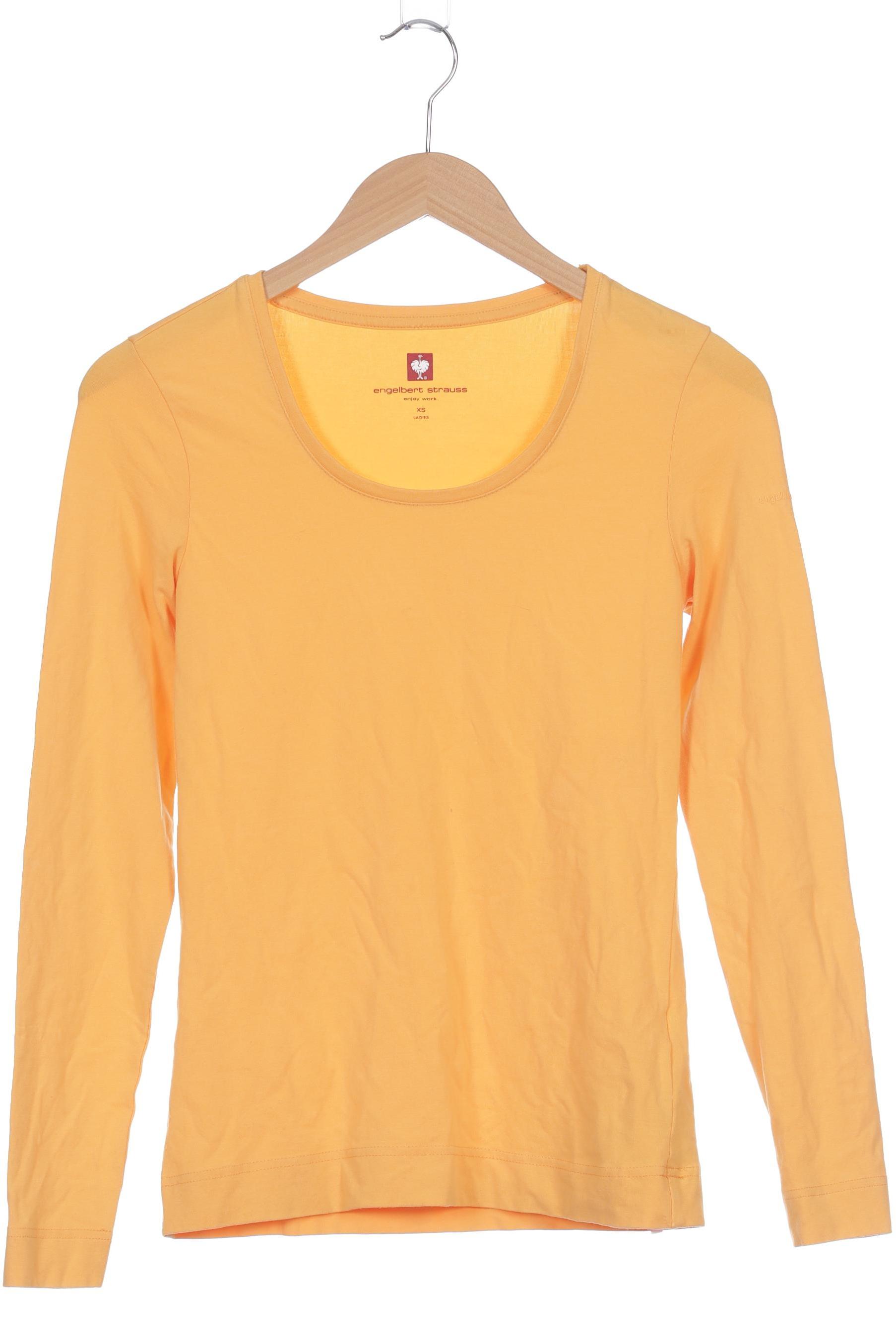 

engelbert strauss Damen Langarmshirt, orange, Gr. 34