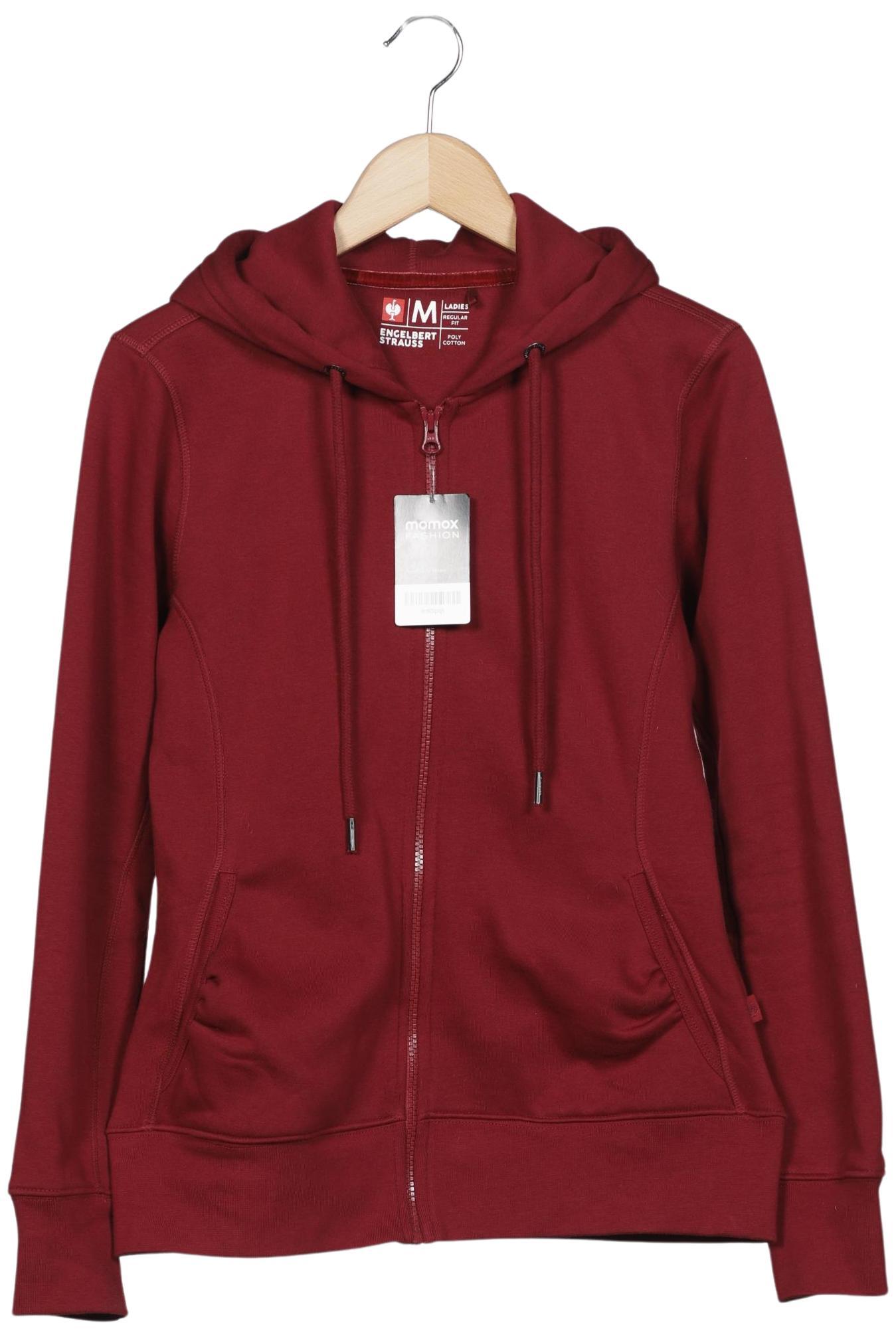 

engelbert strauss Damen Kapuzenpullover, rot, Gr. 38