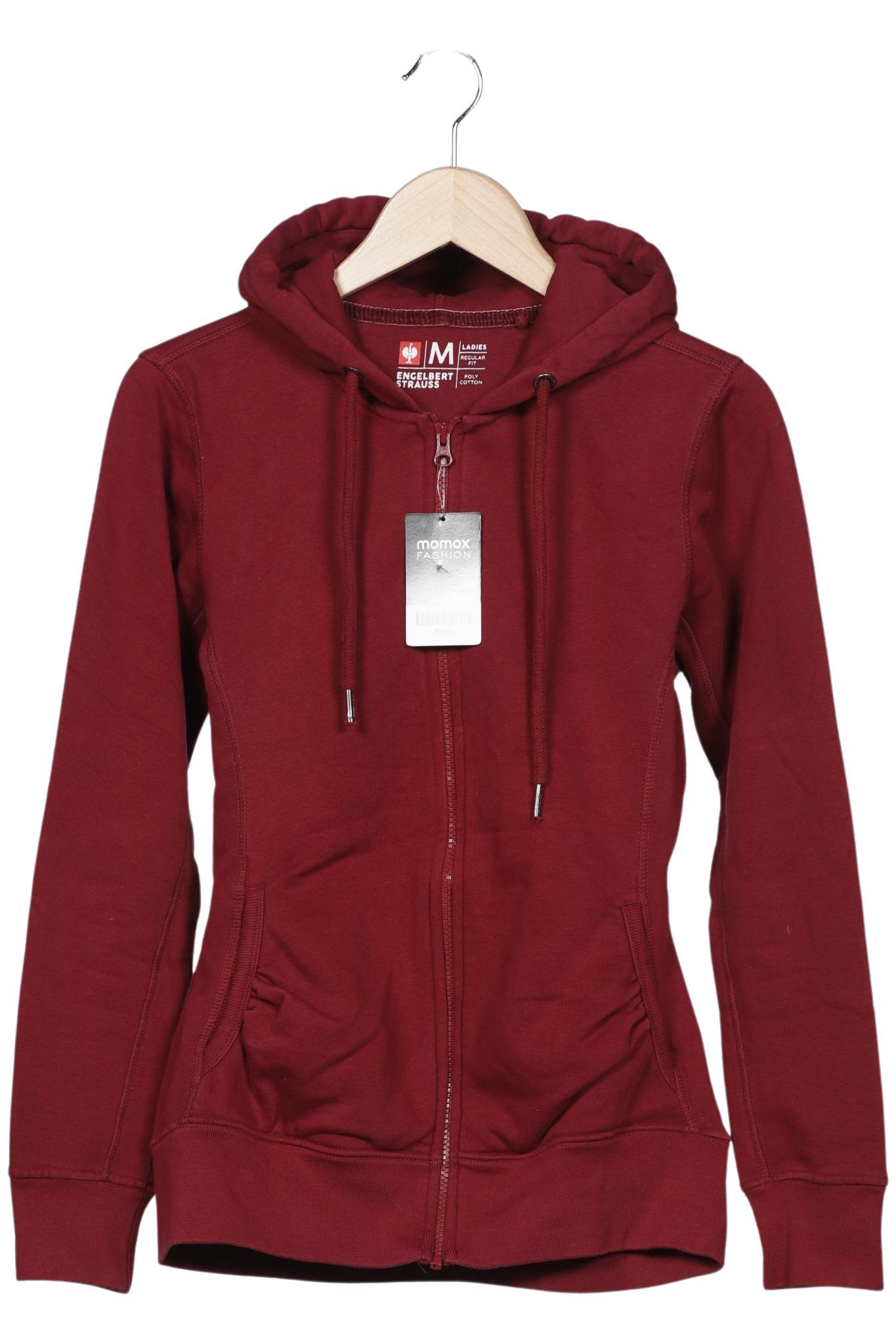 

engelbert strauss Damen Kapuzenpullover, rot, Gr. 38