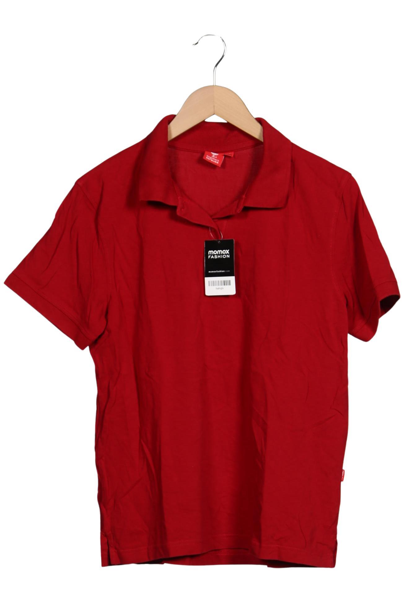 

engelbert strauss Damen Poloshirt, rot, Gr. 44