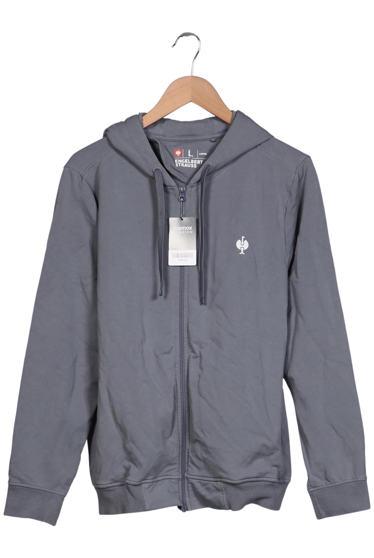 

engelbert strauss Damen Kapuzenpullover, grau, Gr. 42