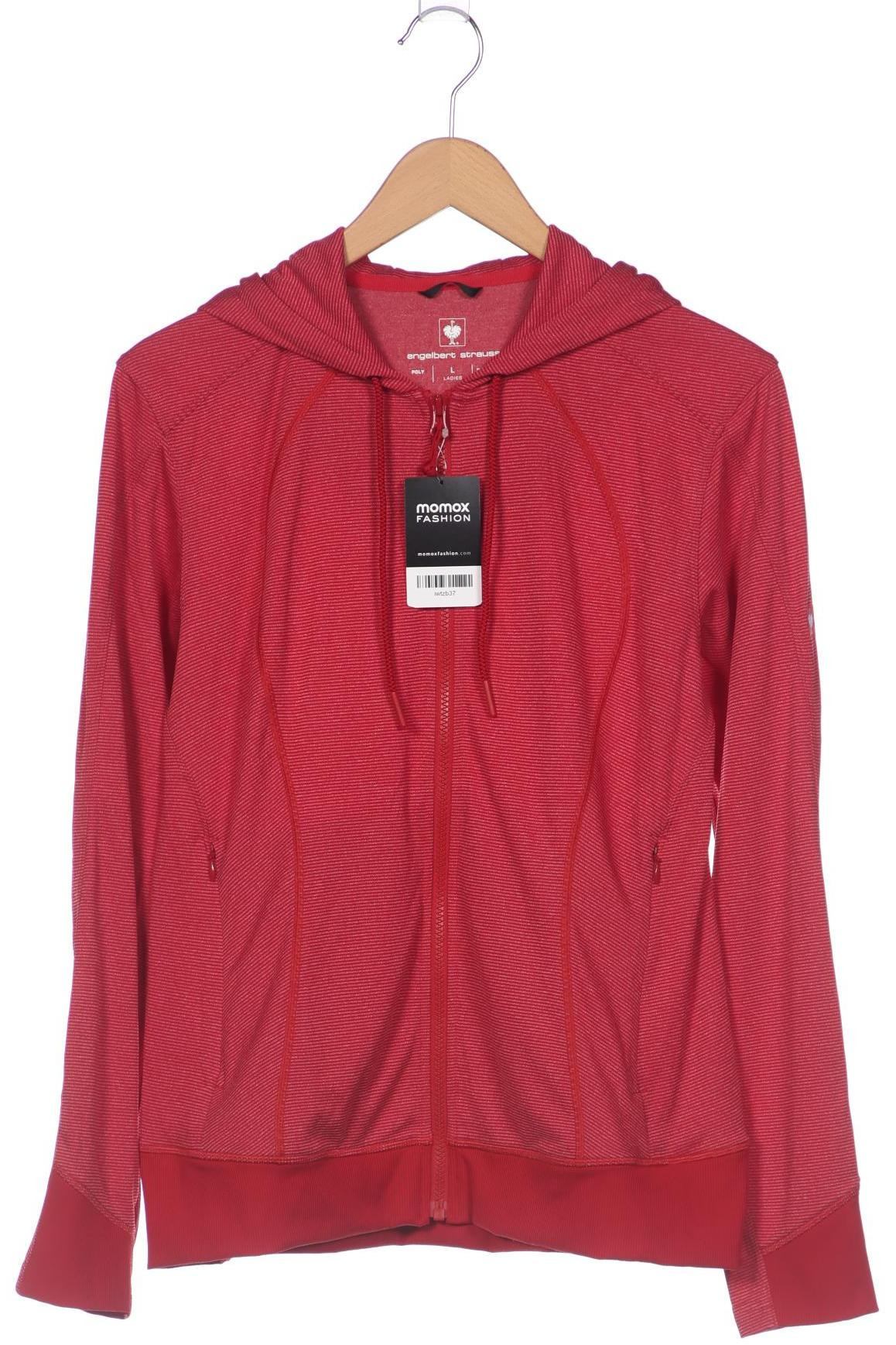 

engelbert strauss Damen Kapuzenpullover, rot, Gr. 42