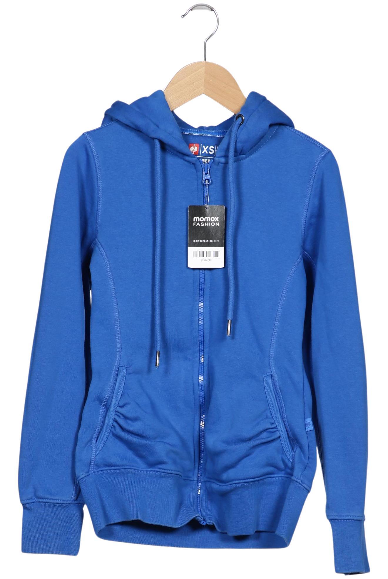 

engelbert strauss Damen Kapuzenpullover, blau, Gr. 34