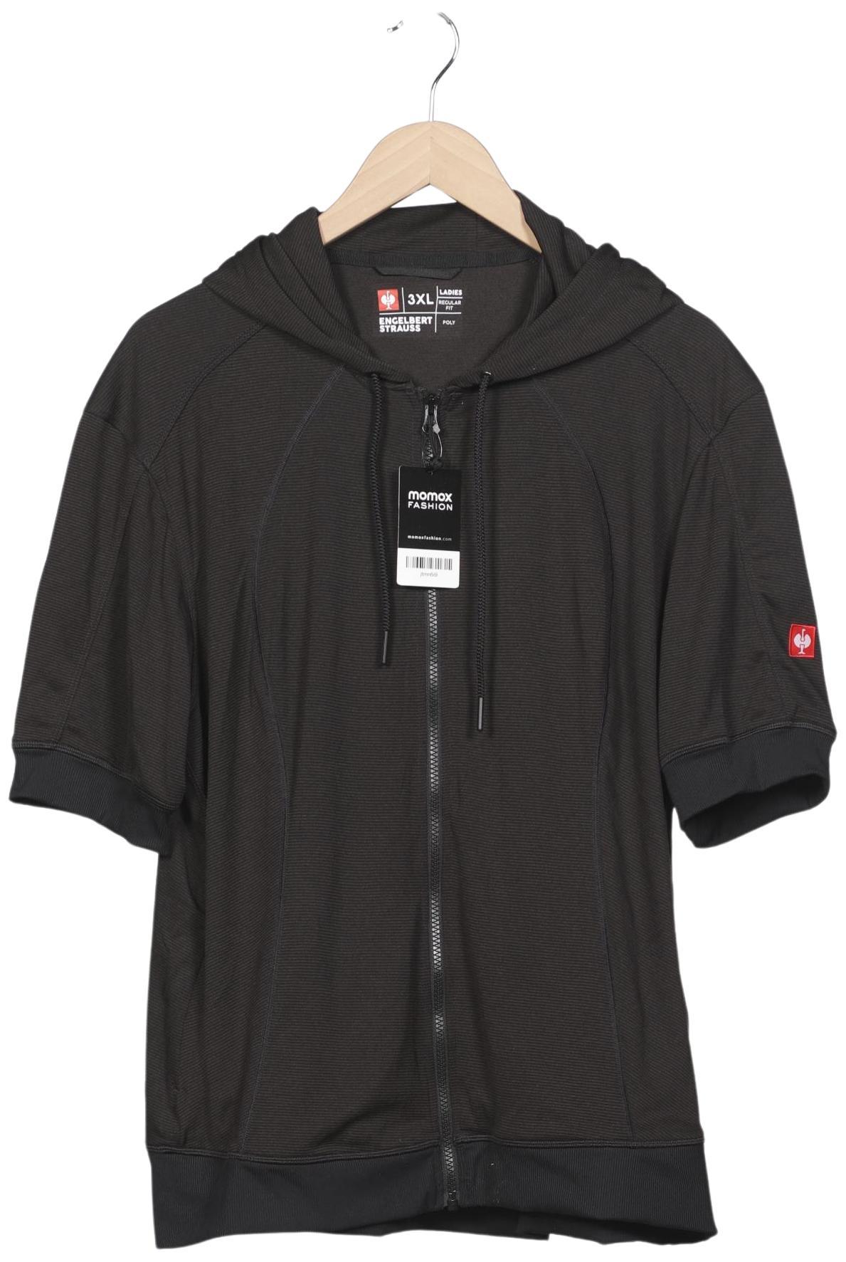 

engelbert strauss Damen Kapuzenpullover, grau, Gr. 48