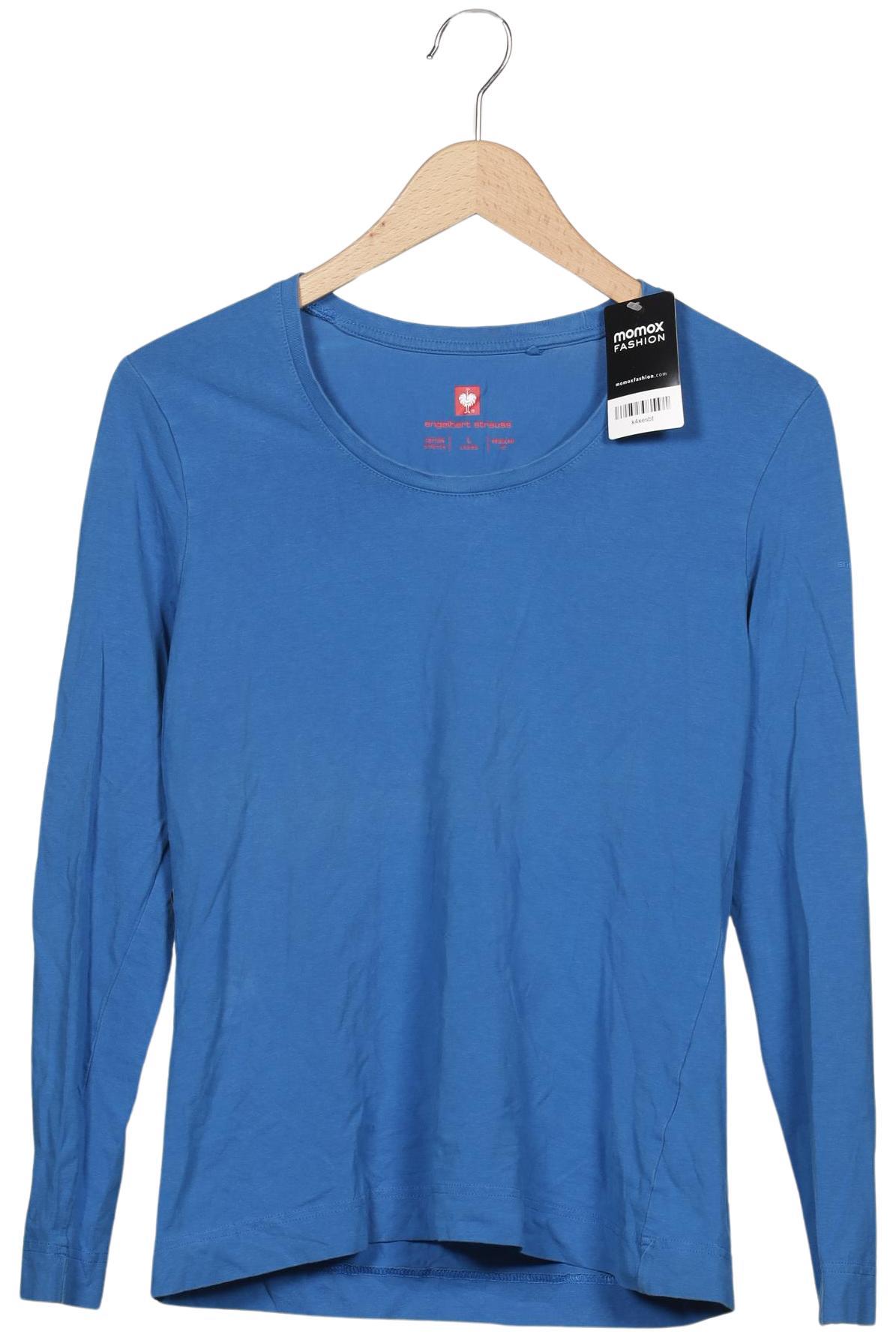 

engelbert strauss Damen Langarmshirt, blau, Gr. 42
