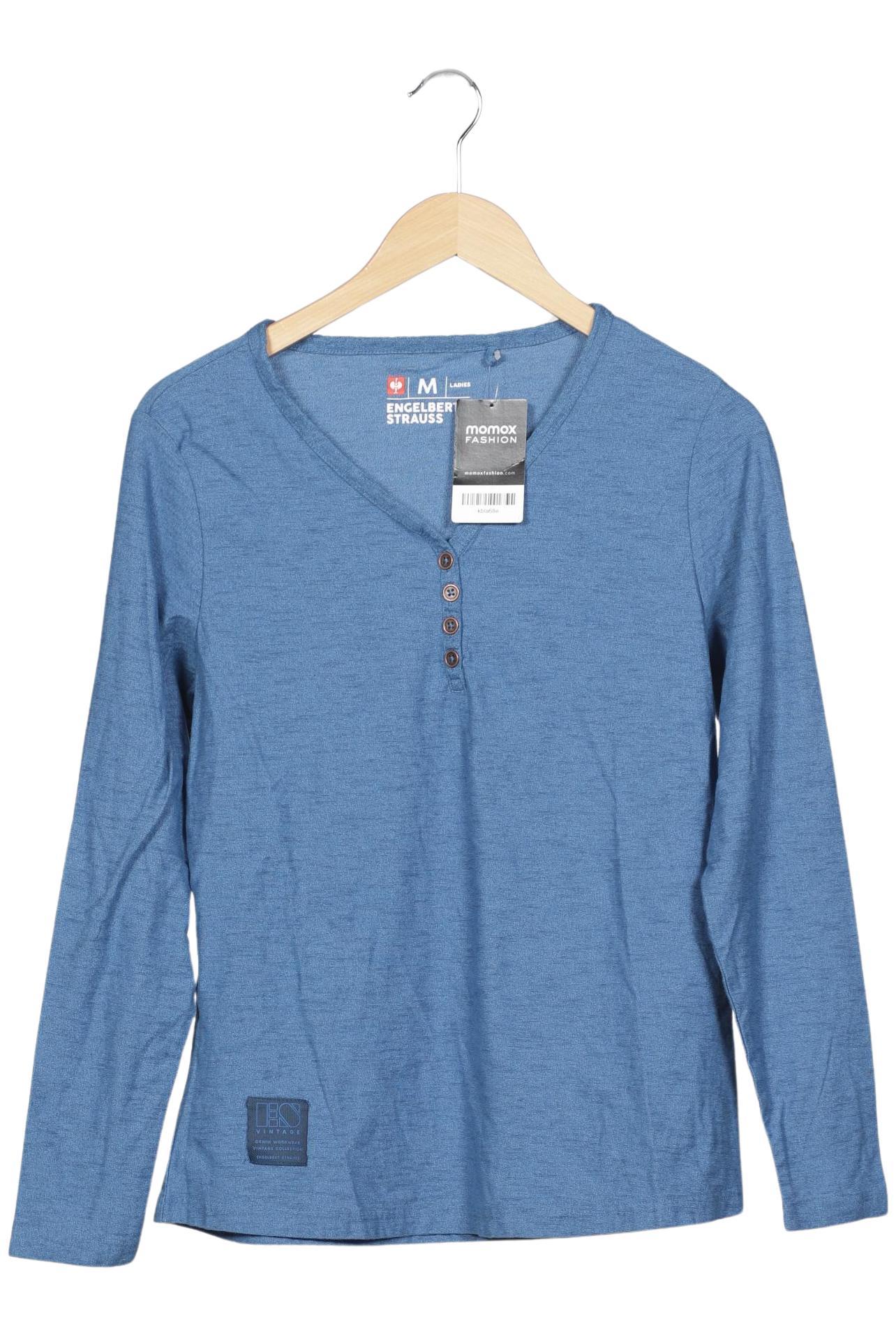 

engelbert strauss Damen Langarmshirt, blau, Gr. 38