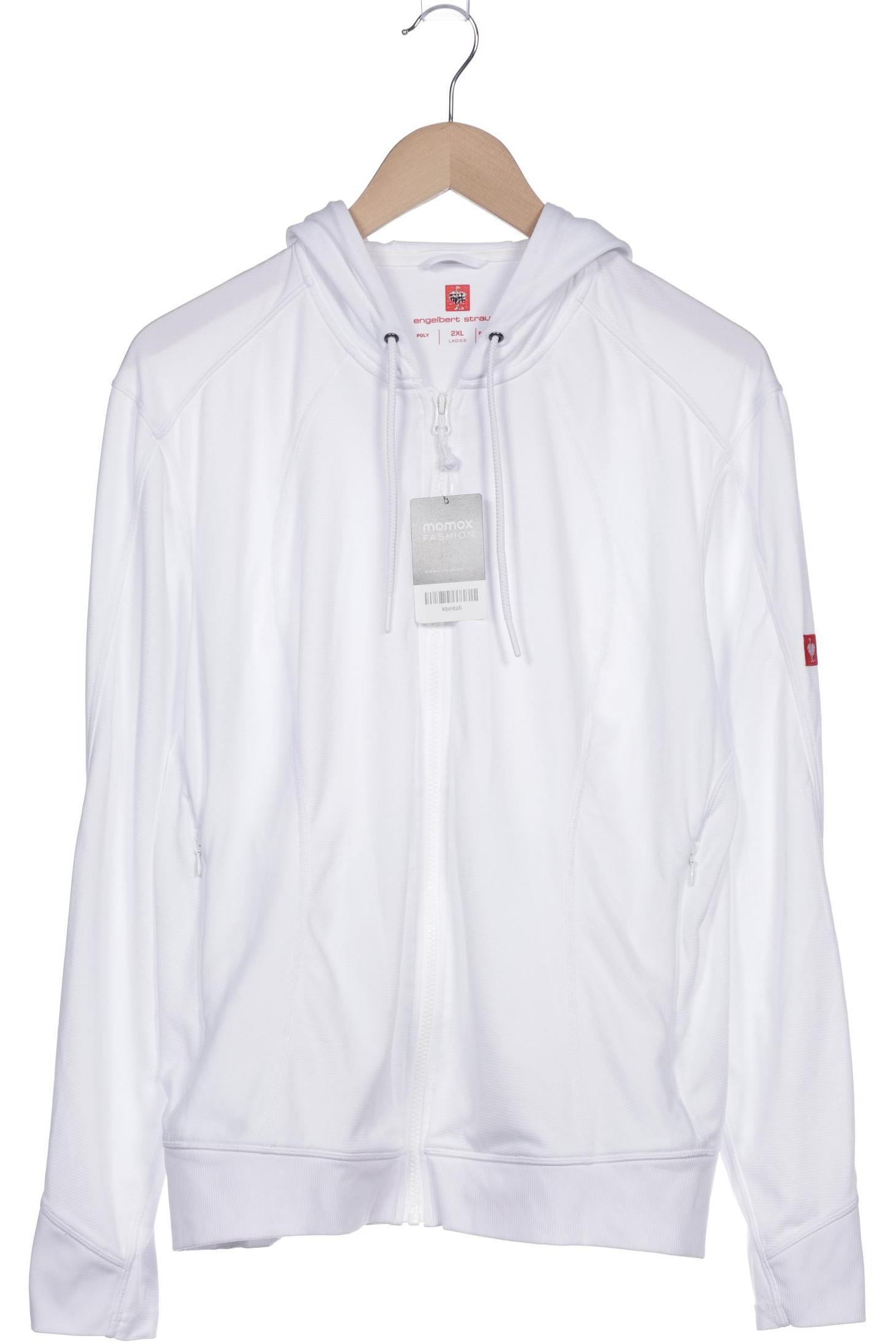 

engelbert strauss Damen Kapuzenpullover, weiß, Gr. 46