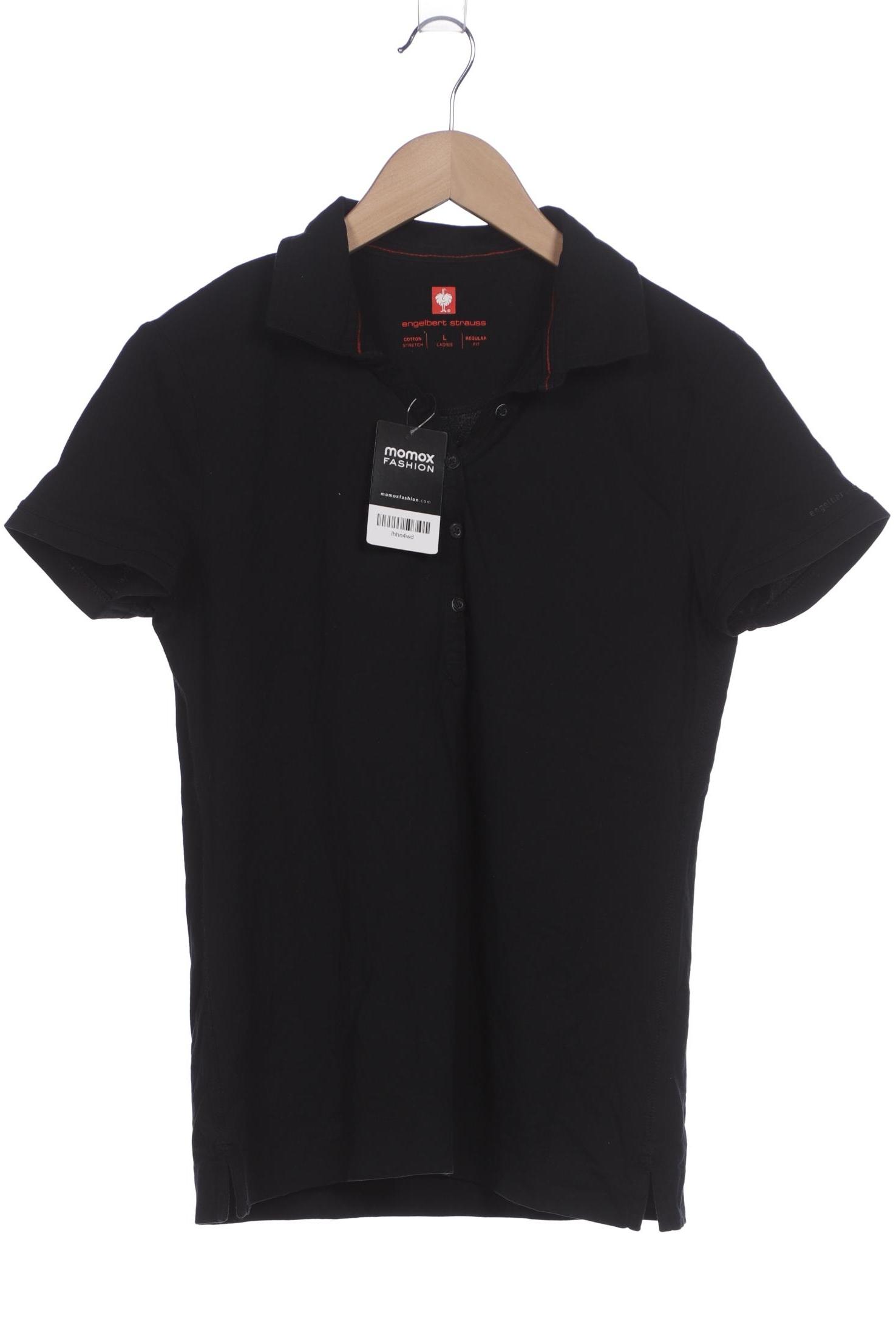 

engelbert strauss Damen Poloshirt, schwarz, Gr. 42