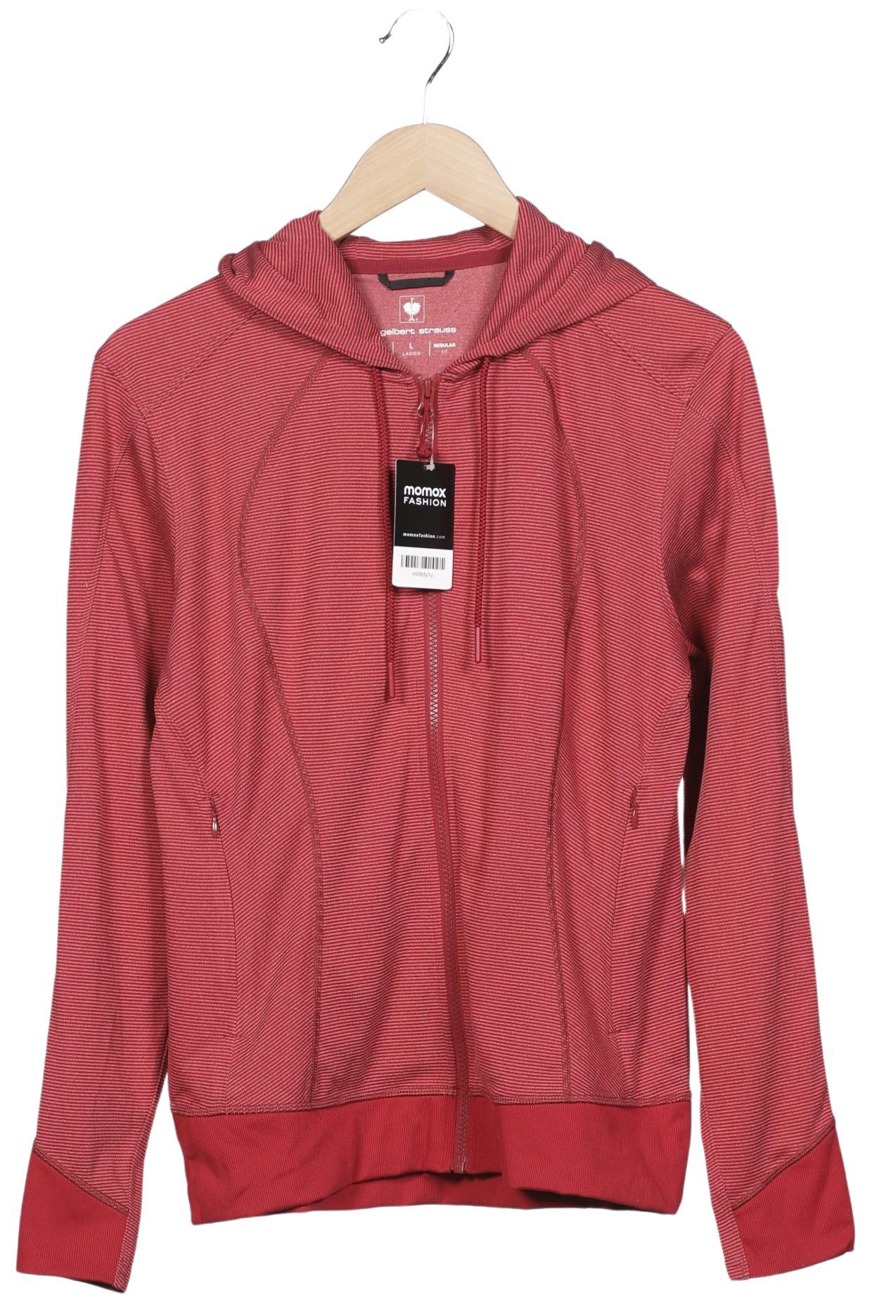 

engelbert strauss Damen Kapuzenpullover, rot, Gr. 42