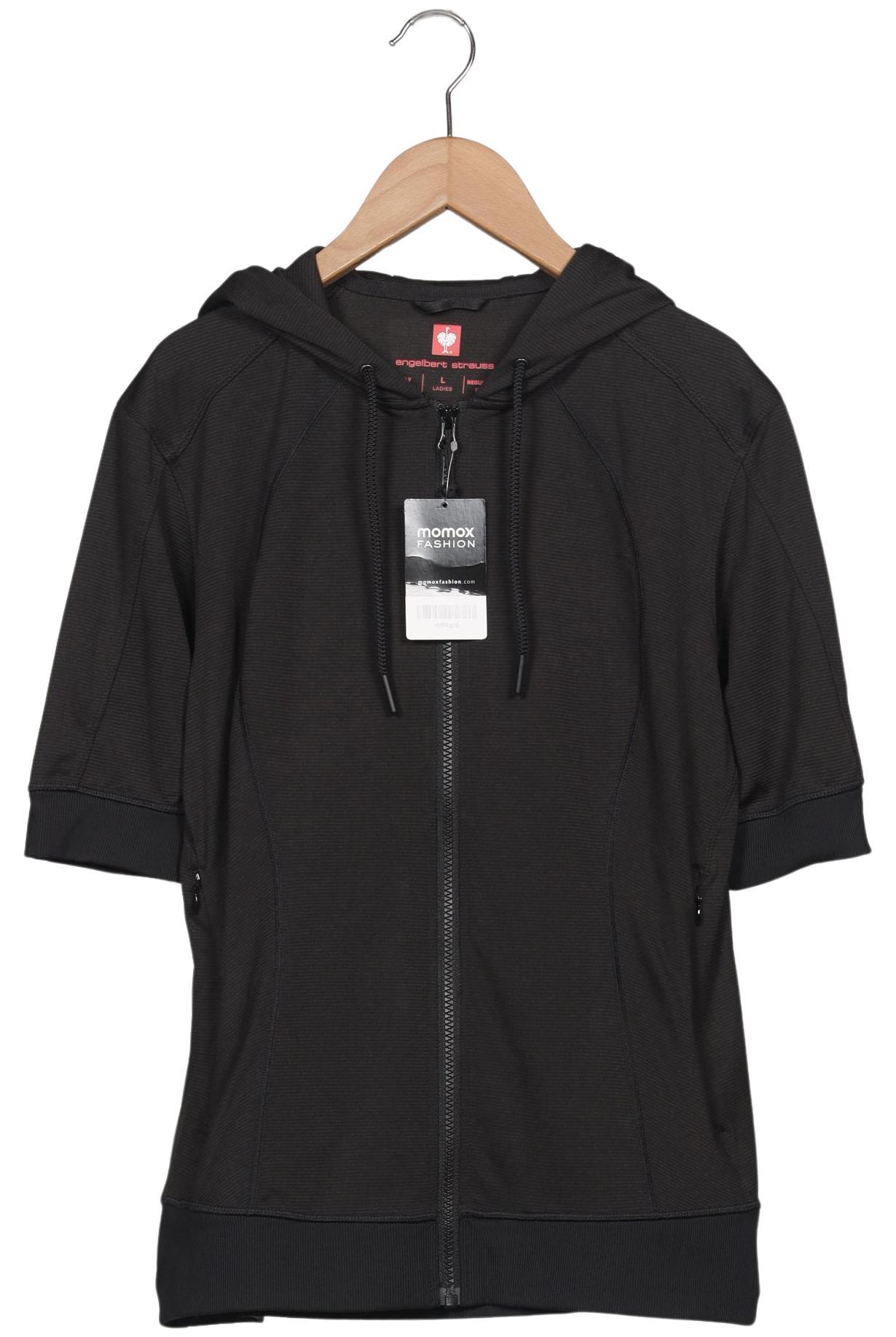 

engelbert strauss Damen Kapuzenpullover, schwarz, Gr. 42