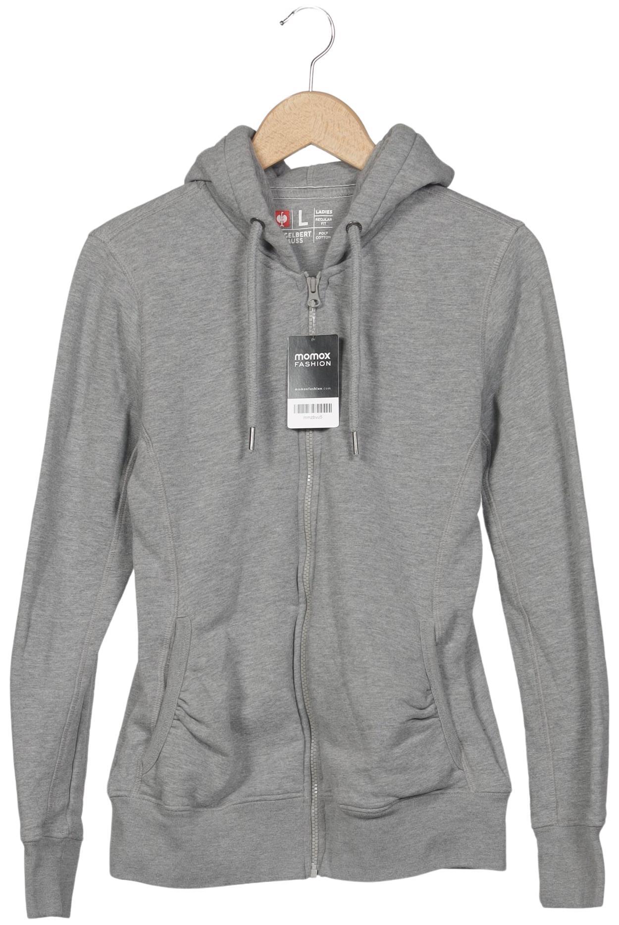 

engelbert strauss Damen Kapuzenpullover, grau, Gr. 42