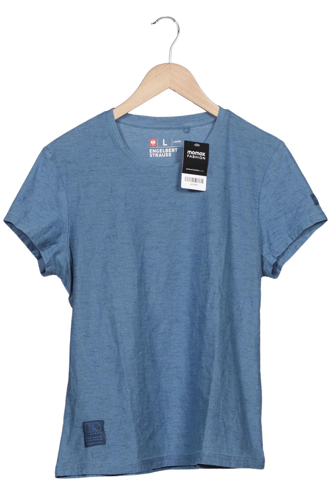 

engelbert strauss Damen T-Shirt, blau, Gr. 42