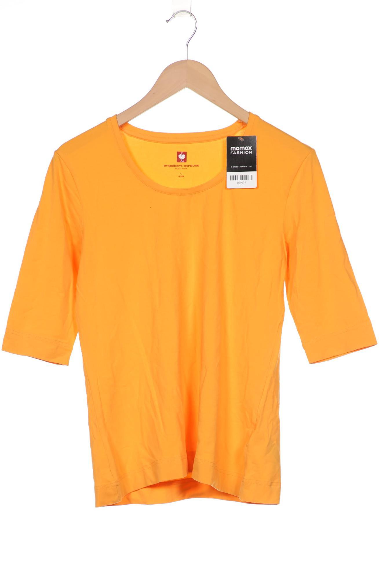 

engelbert strauss Damen Langarmshirt, orange, Gr. 42