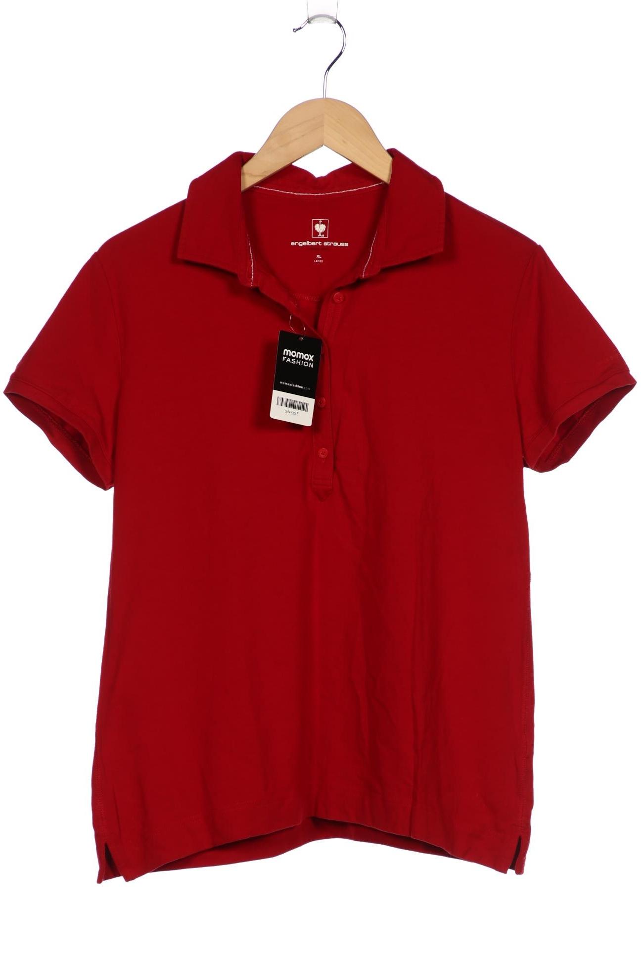 

engelbert strauss Damen Poloshirt, rot, Gr. 44