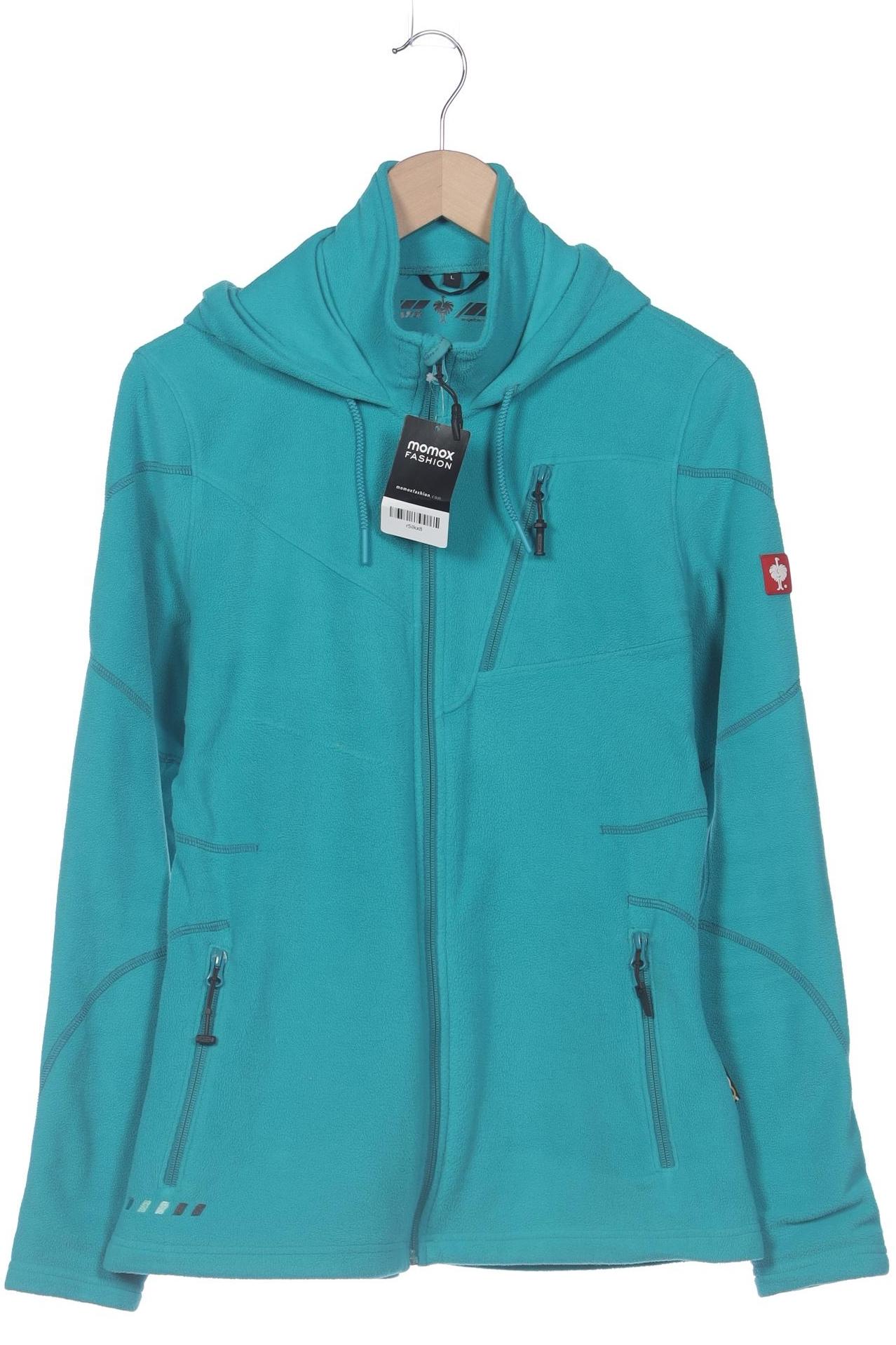 

engelbert strauss Damen Kapuzenpullover, türkis, Gr. 42