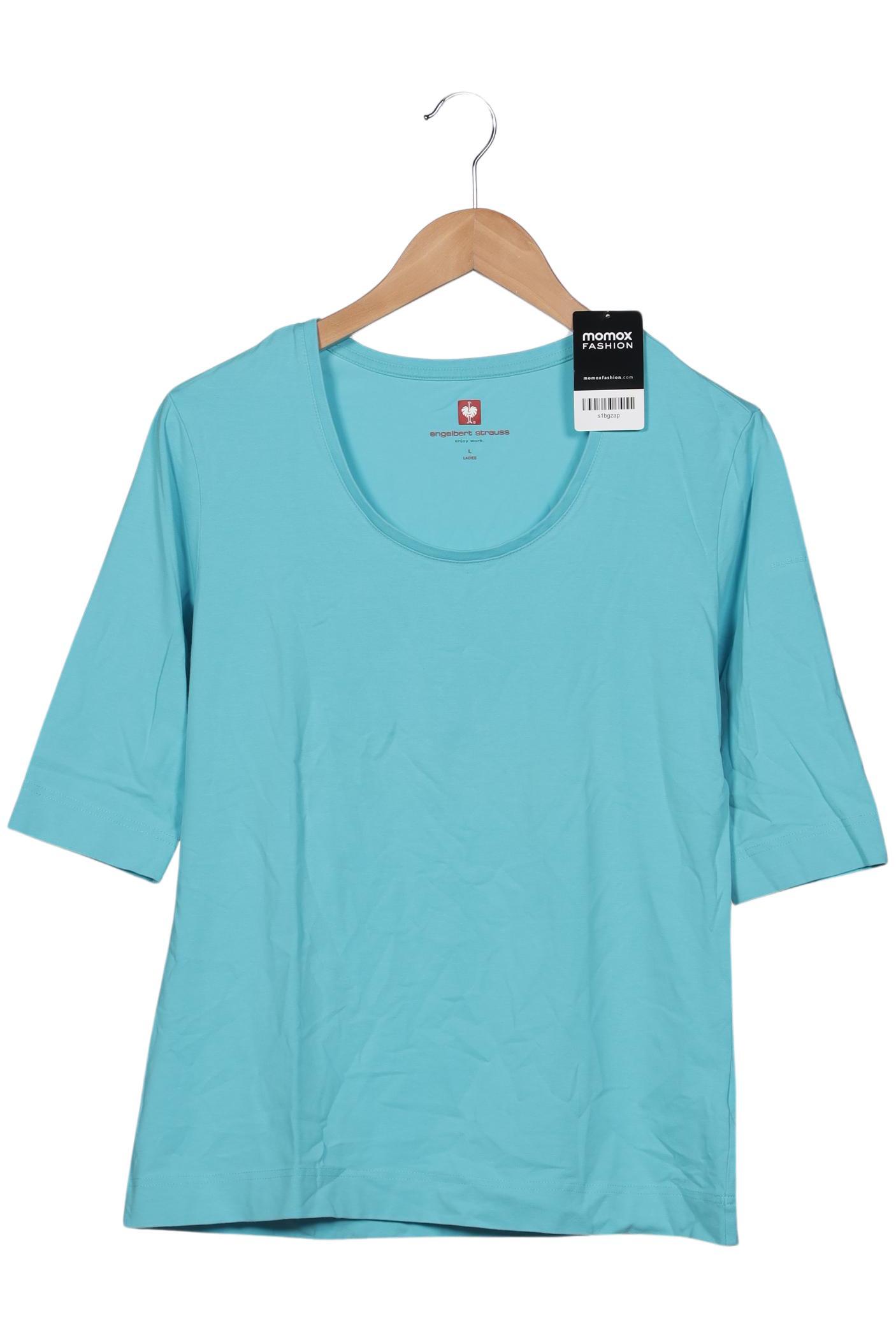 

engelbert strauss Damen T-Shirt, blau, Gr. 42