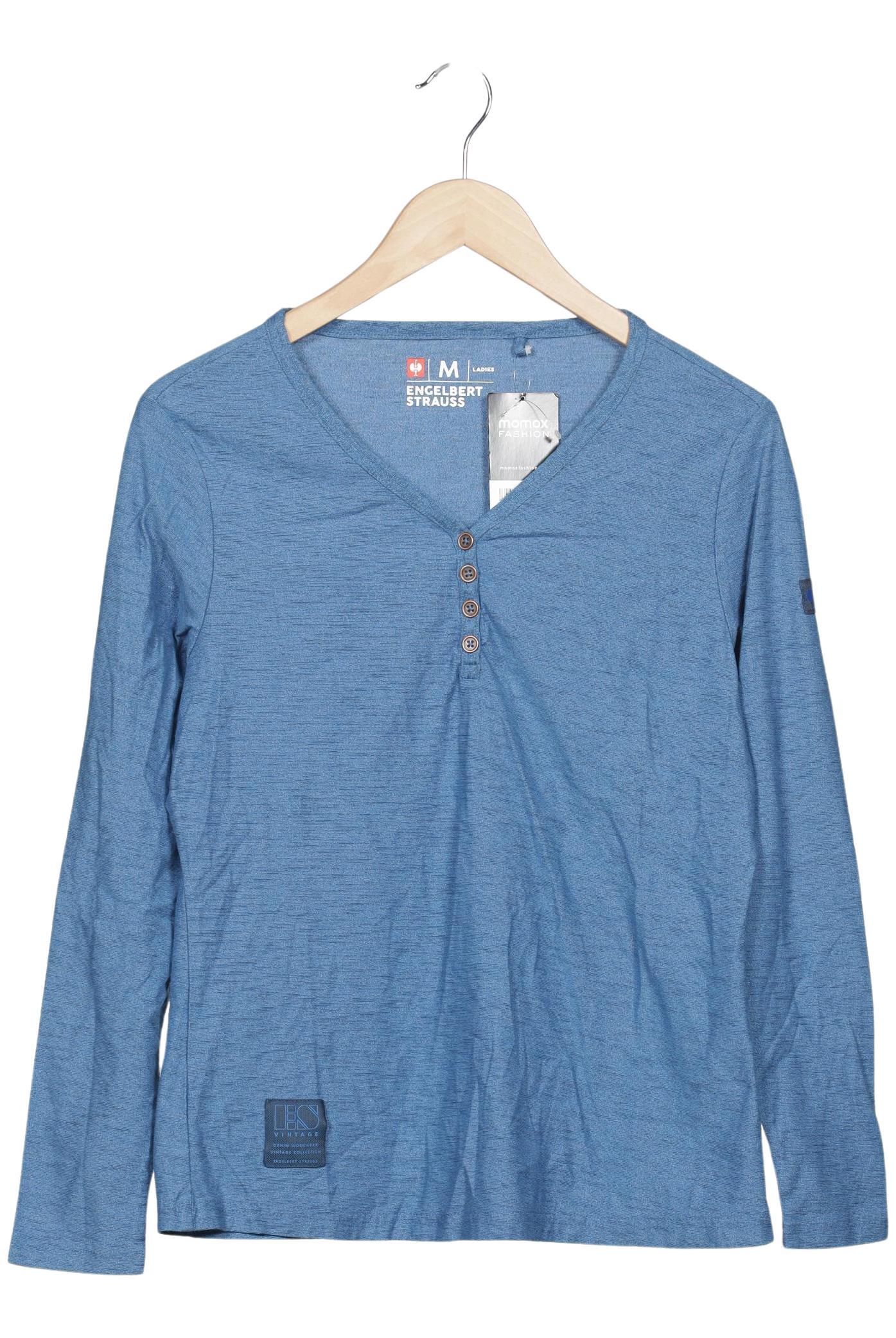 

engelbert strauss Damen Langarmshirt, blau, Gr. 38